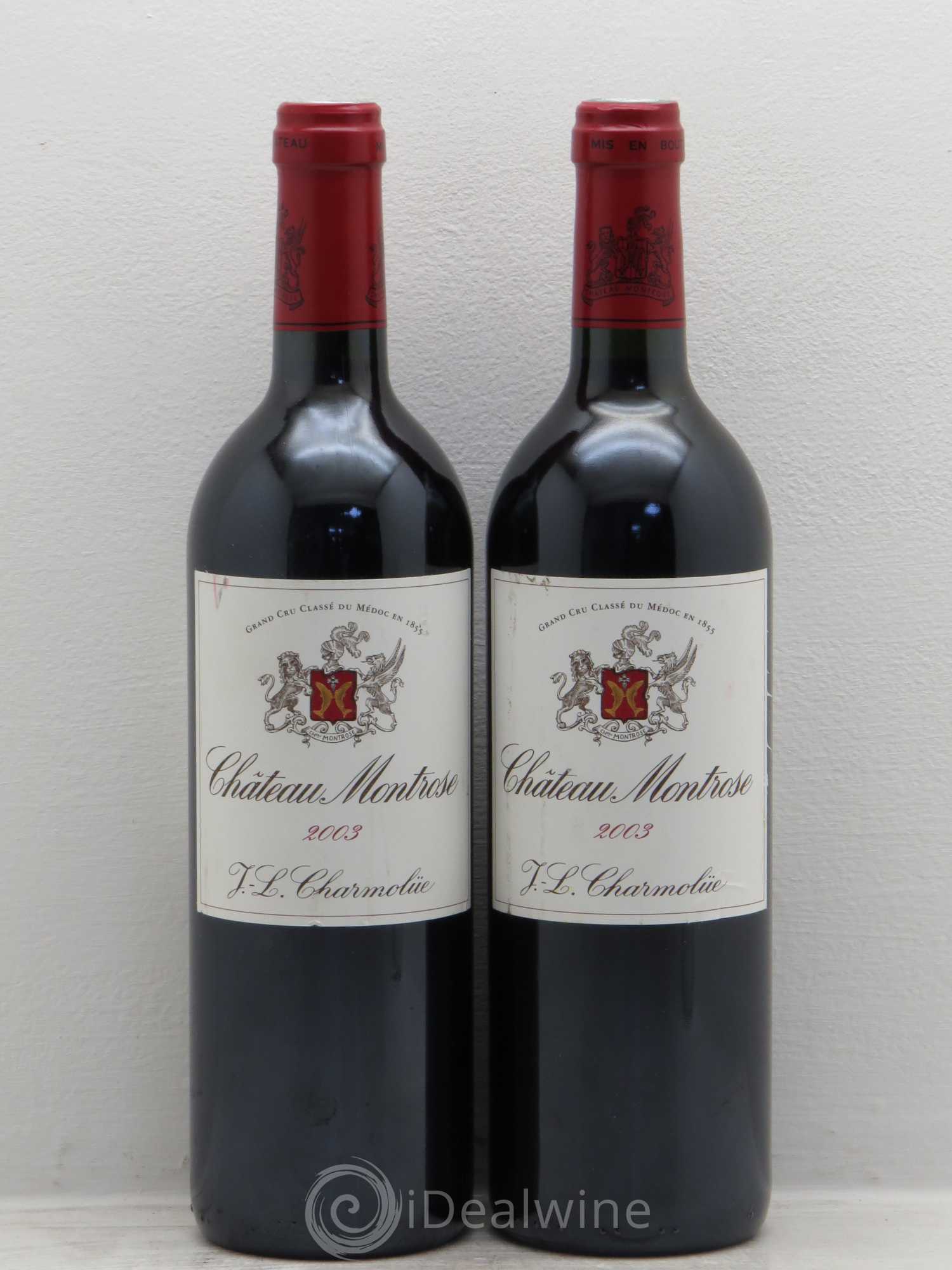 Château Montrose 2ème Grand Cru Classé 2003 - Lot de 2 bouteilles - 0