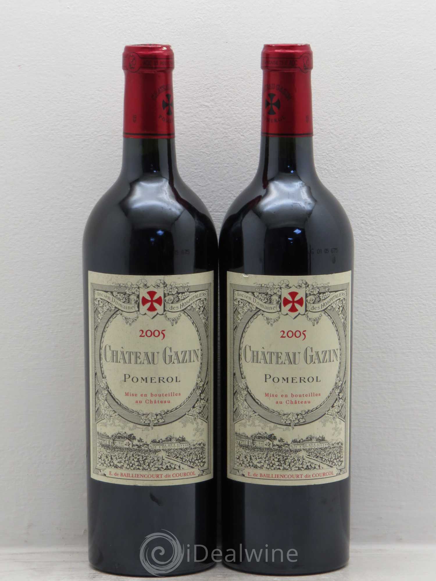 Château Gazin 2005 - Lot de 2 bouteilles - 0