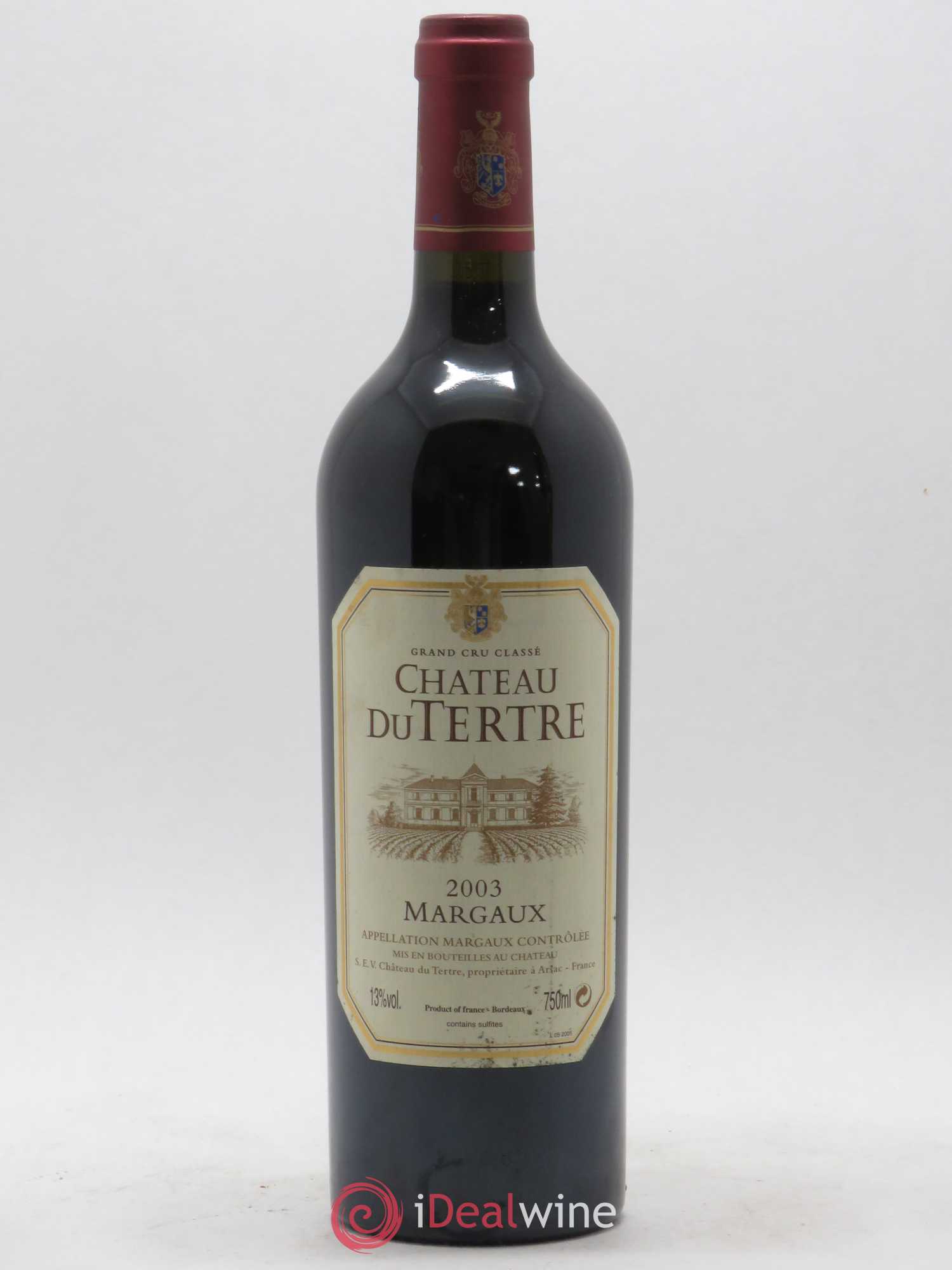 Château du Tertre 5ème Grand Cru Classé 2003 - Lot de 1 bouteille - 0