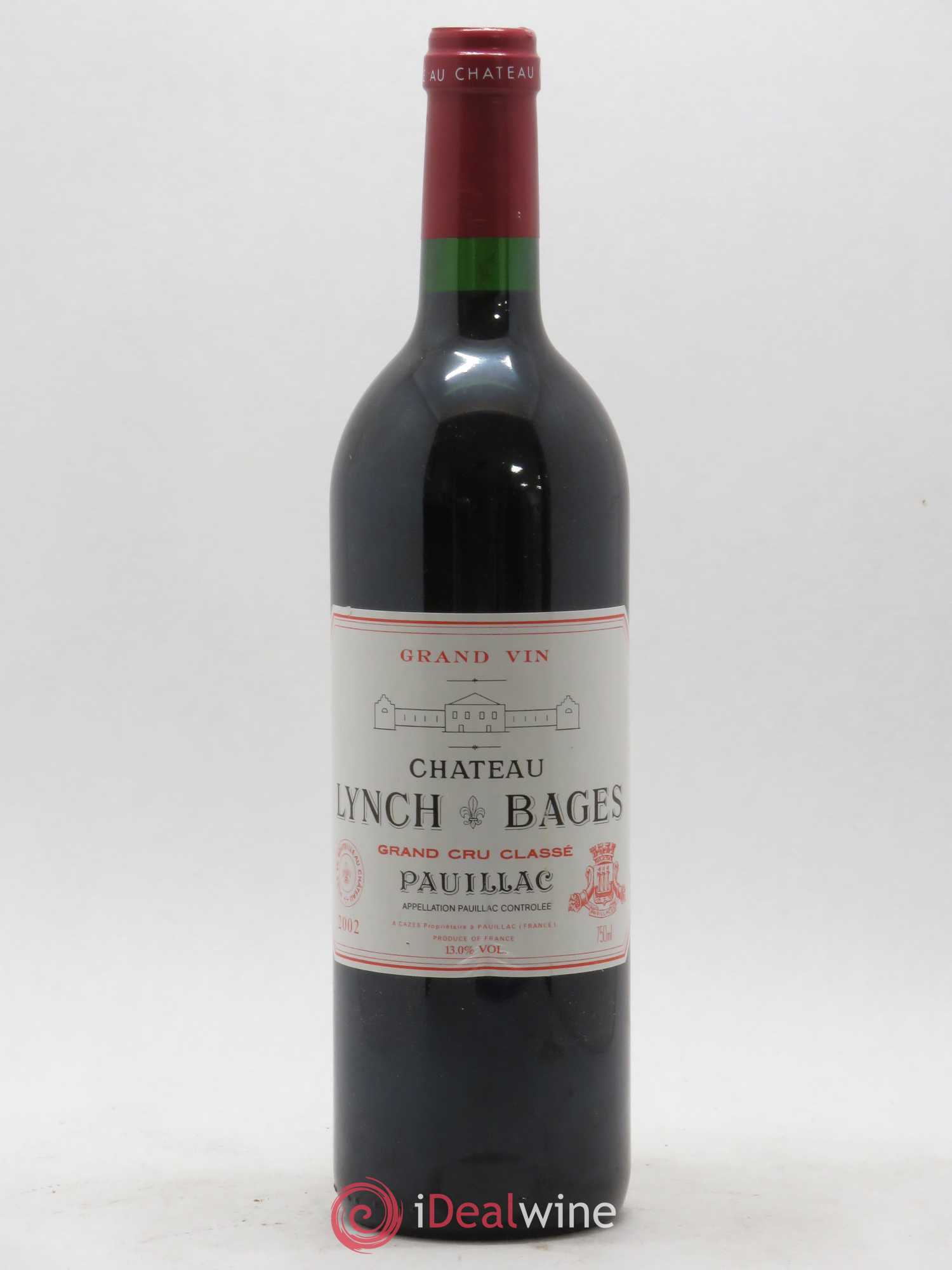 Château Lynch Bages 5ème Grand Cru Classé 2002 - Lot de 1 bouteille - 0