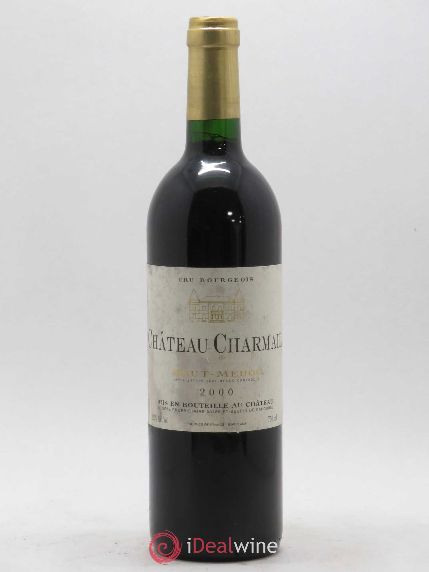 Château Charmail Cru Bourgeois 2000 - Lot de 1 bouteille - 0