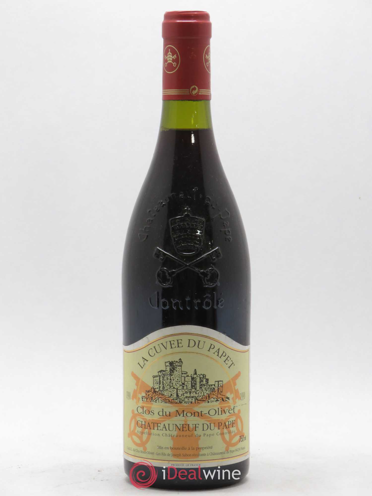 Châteauneuf-du-Pape Cuvée du Papet Clos du Mont-Olivet 1990 - Lot de 1 bouteille - 0