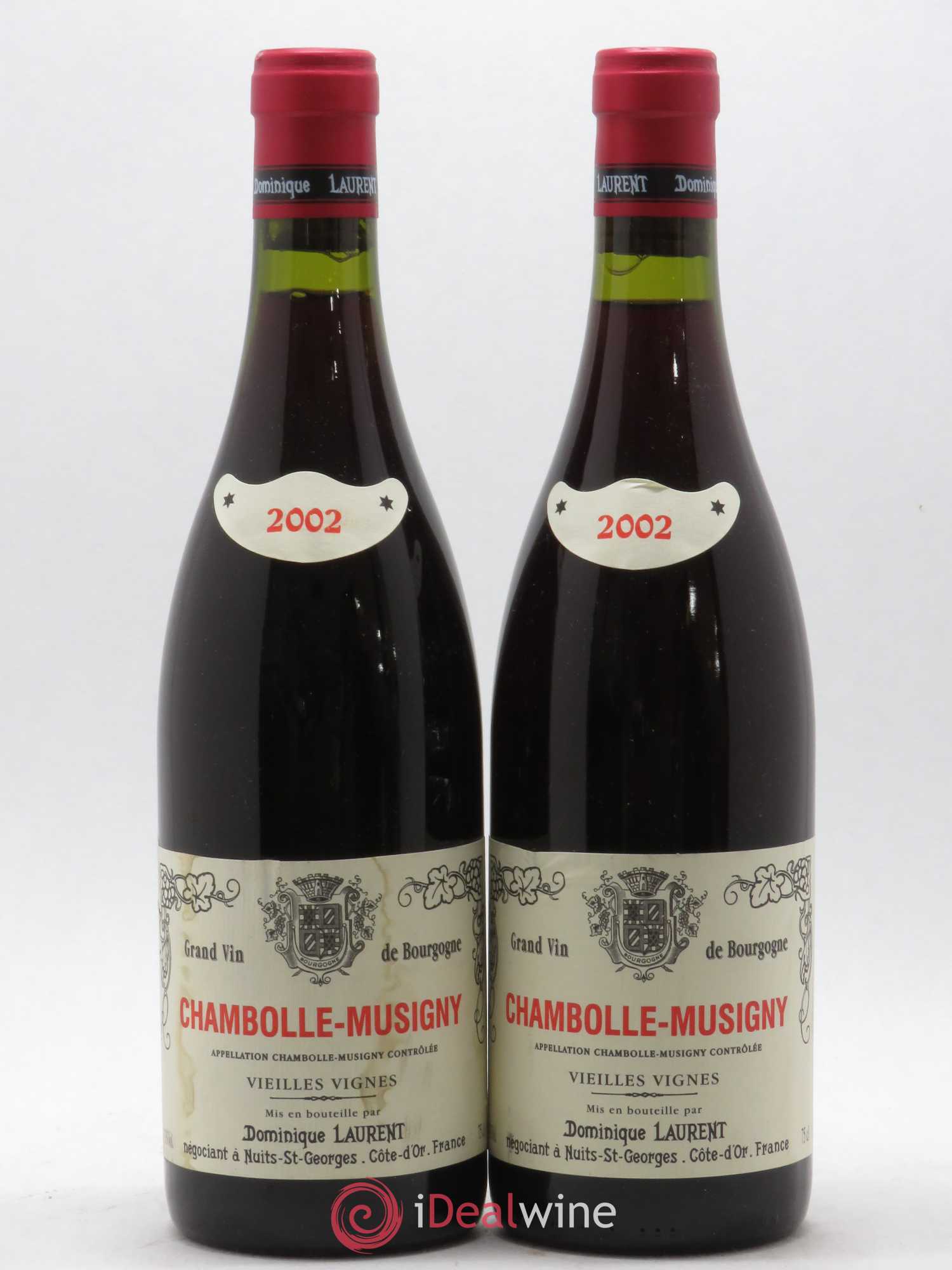 Chambolle-Musigny Dominique Laurent 2002 - Posten von 2 Flaschen - 0