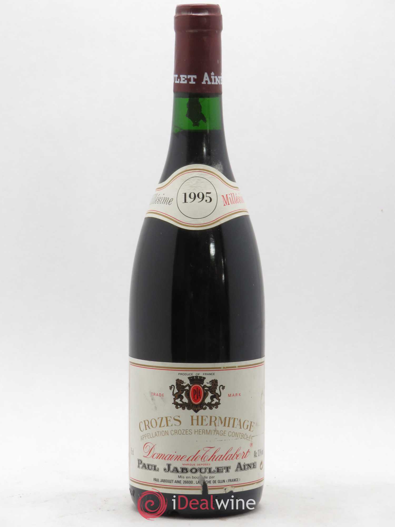 Crozes-Hermitage Domaine de Thalabert Paul Jaboulet Ainé 1995 - Lot de 1 bouteille - 0