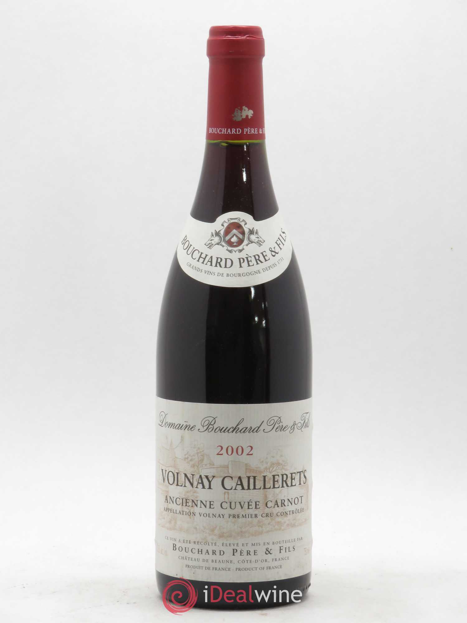 Volnay 1er Cru Caillerets - Ancienne Cuvée Carnot Bouchard Père & Fils 2002 - Lot de 1 bouteille - 0