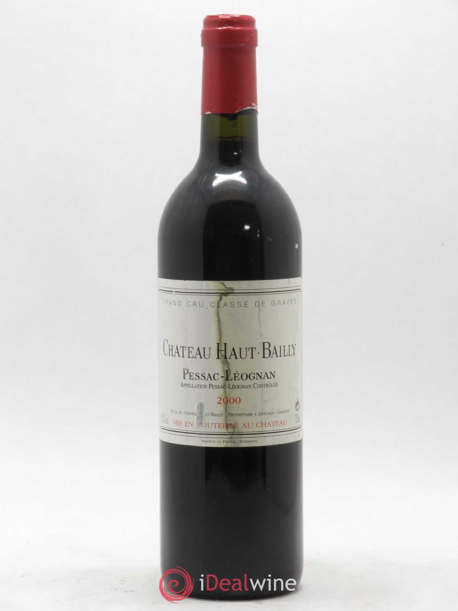Château Haut-Bailly Cru Classé de Graves 2000 - Lot de 1 bouteille - 0