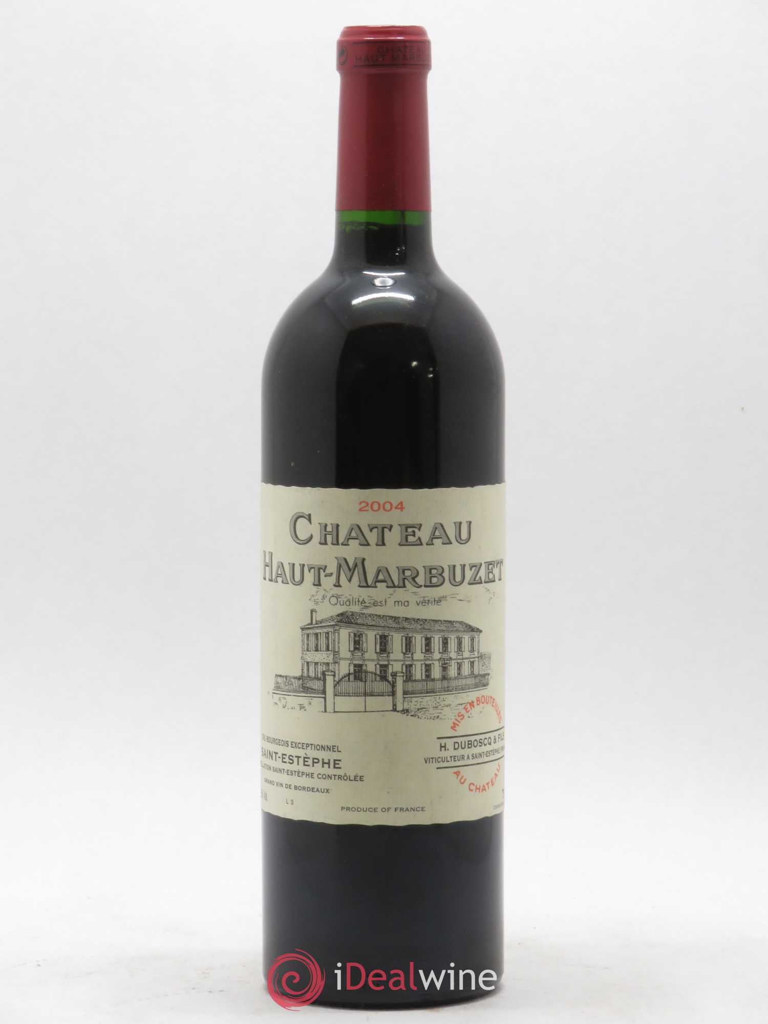 Château Haut Marbuzet 2004 - Lot de 1 bouteille - 0