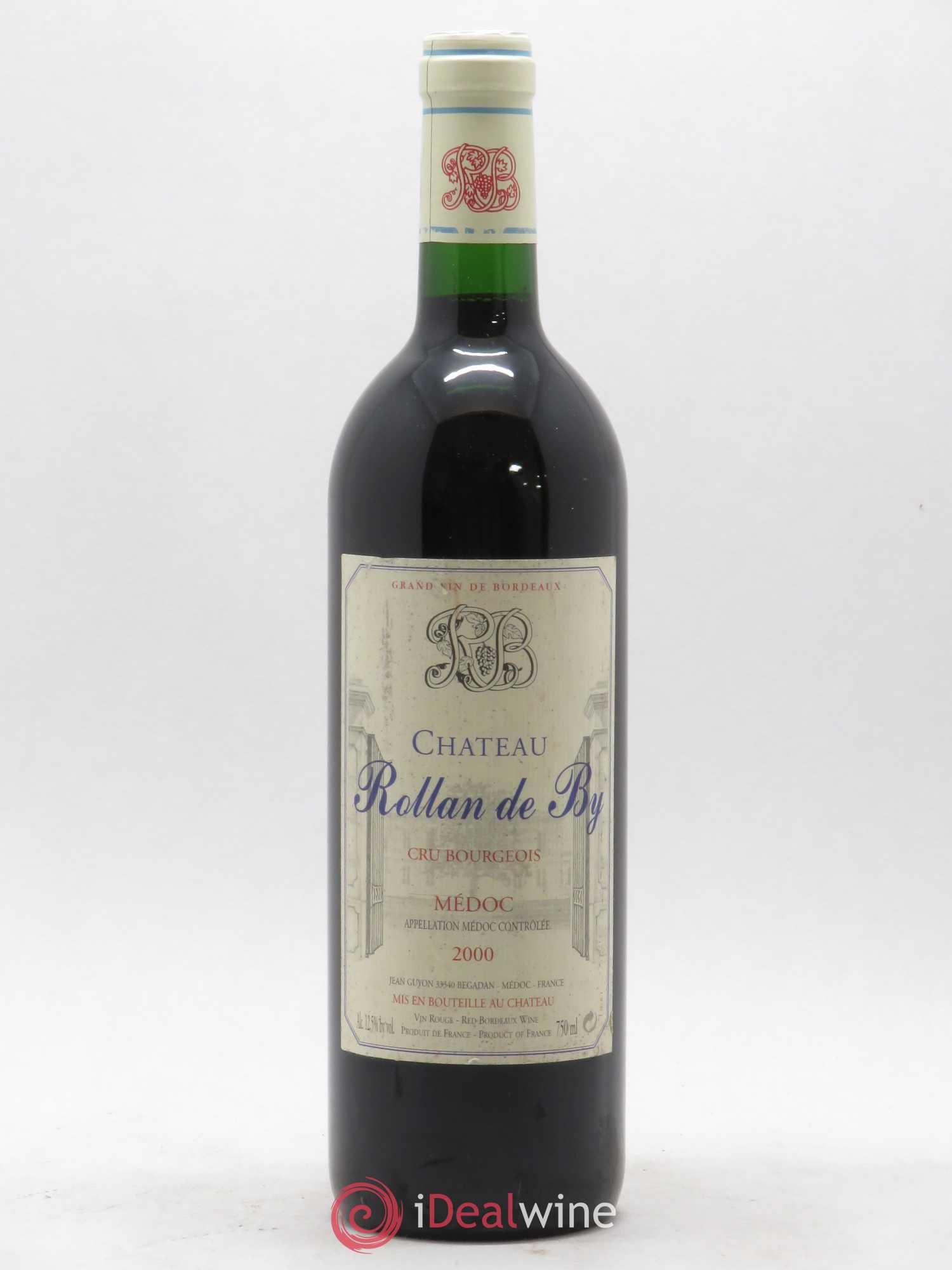 Château Rollan de By Cru Bourgeois 2000 - Lot de 1 bouteille - 0