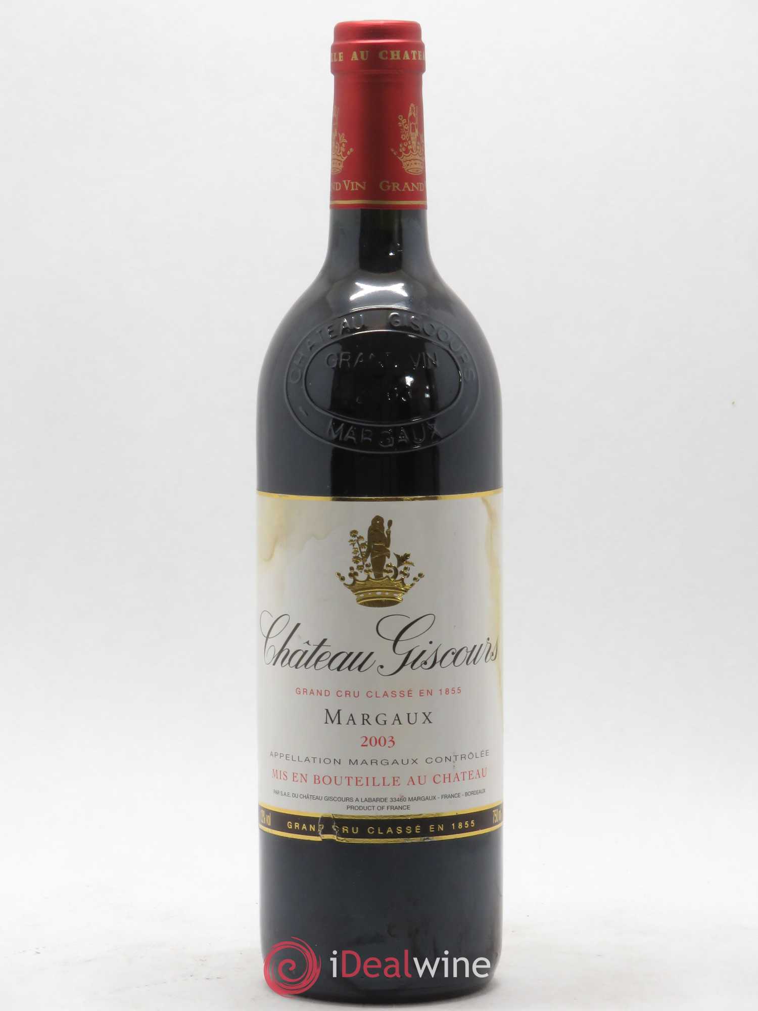 Château Giscours 3ème Grand Cru Classé 2003 - Lot de 1 bouteille - 0