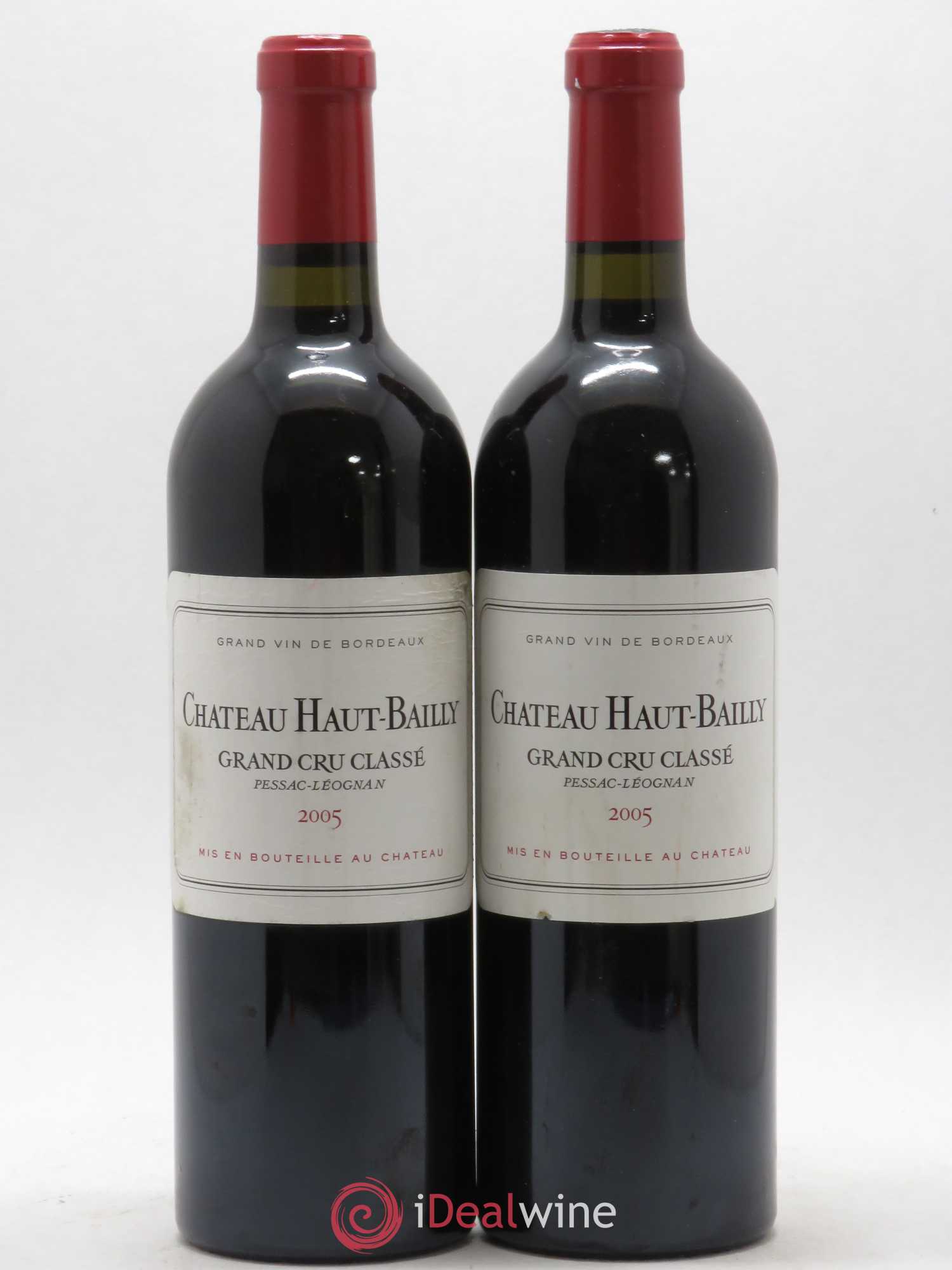 Château Haut-Bailly Cru Classé de Graves 2005 - Lot de 2 bouteilles - 0