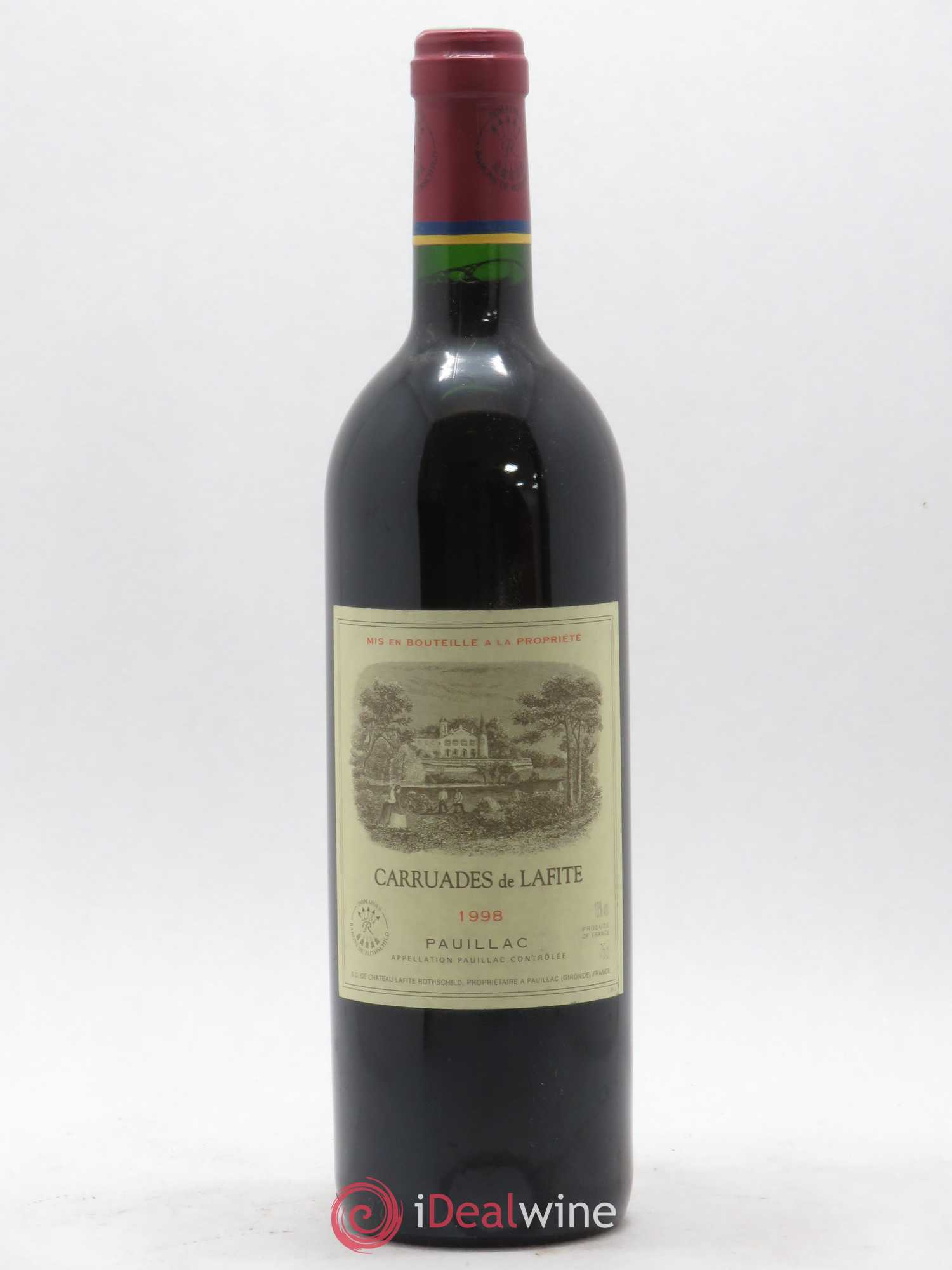 Carruades de Lafite Rothschild Second Vin 1998 - Lot de 1 bouteille - 0