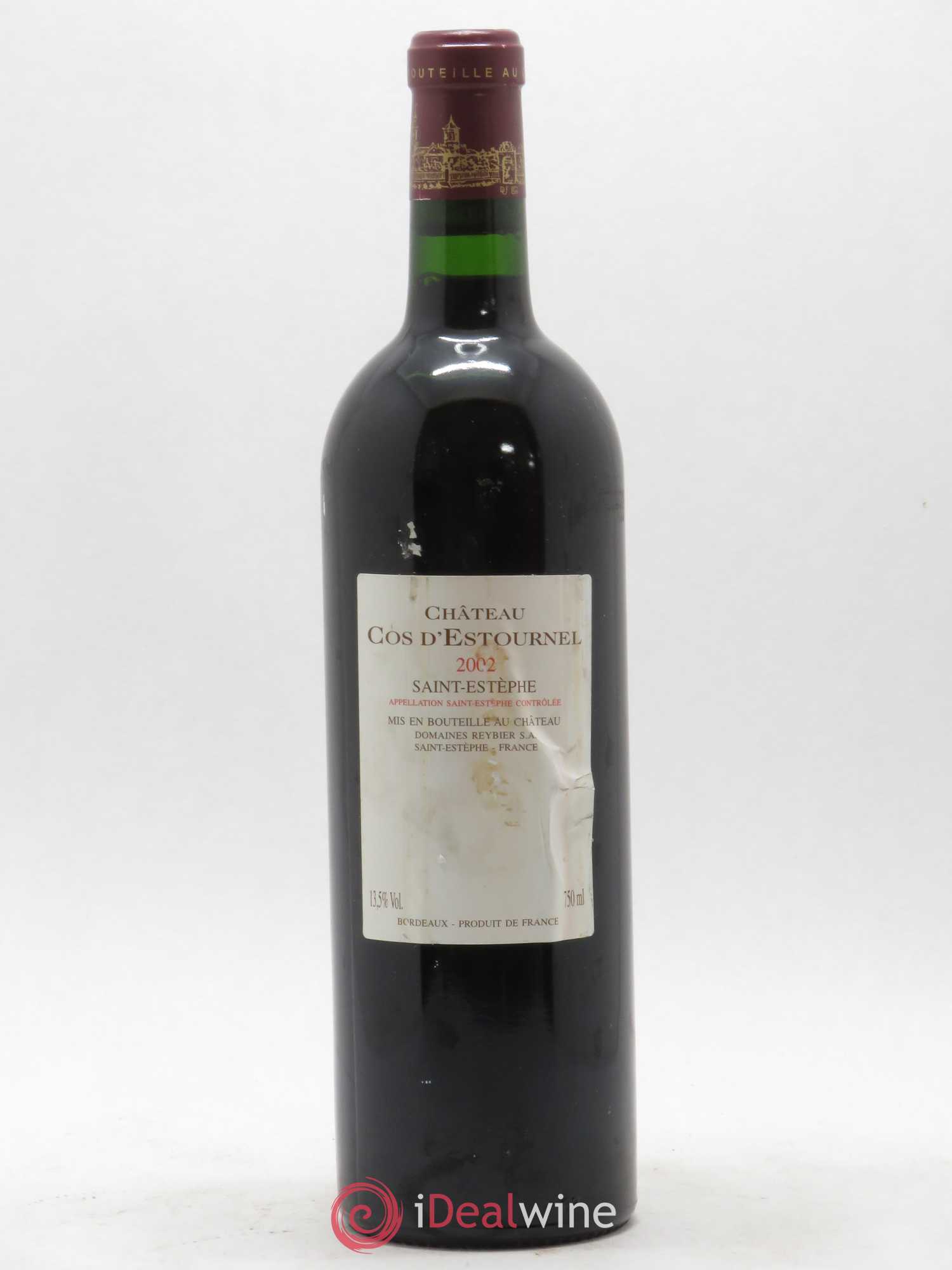 Cos d'Estournel 2ème Grand Cru Classé 2002 - Lot de 1 bouteille - 1