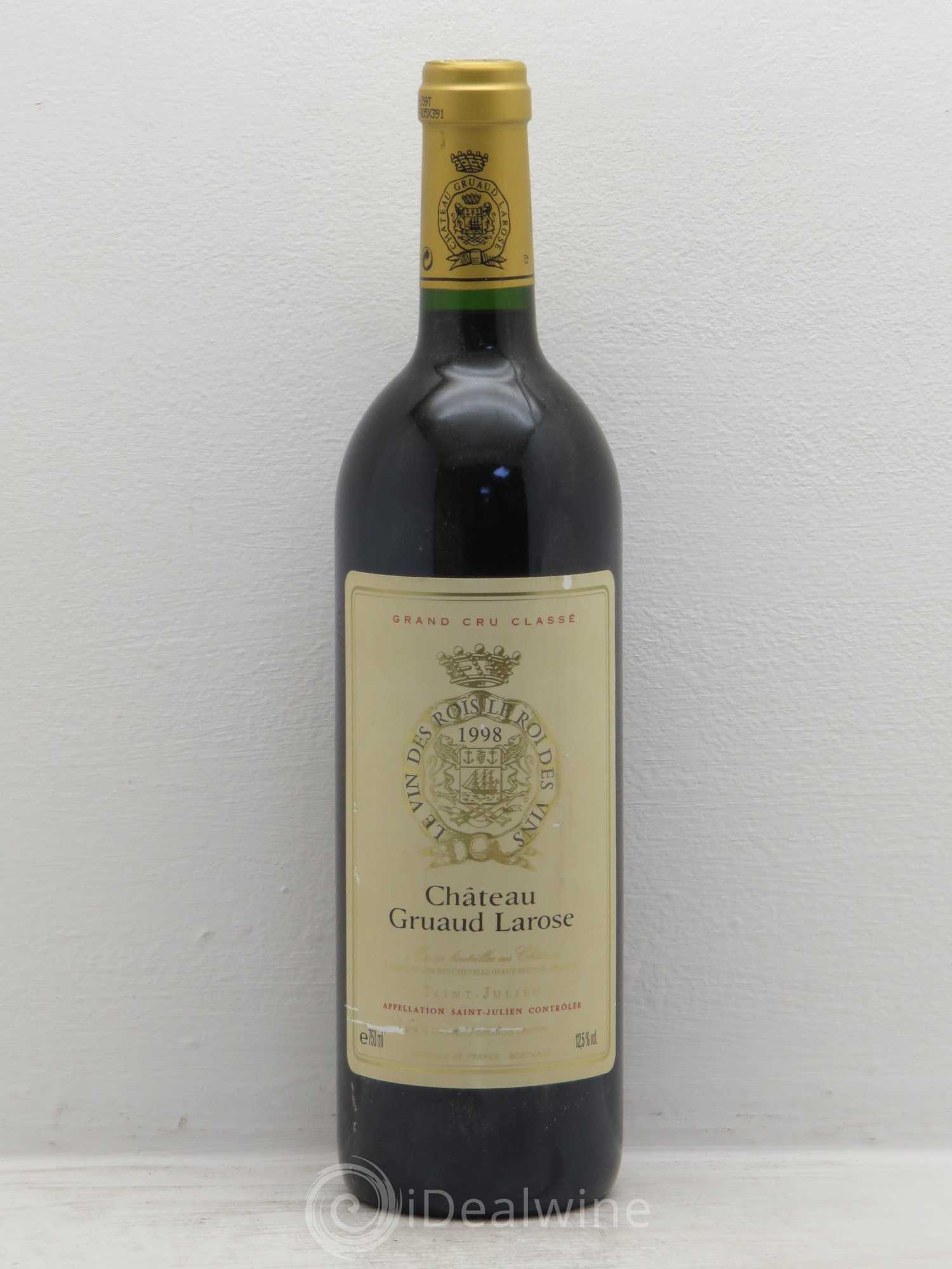 Château Gruaud Larose 2ème Grand Cru Classé 1998 - Lot de 1 bouteille - 0