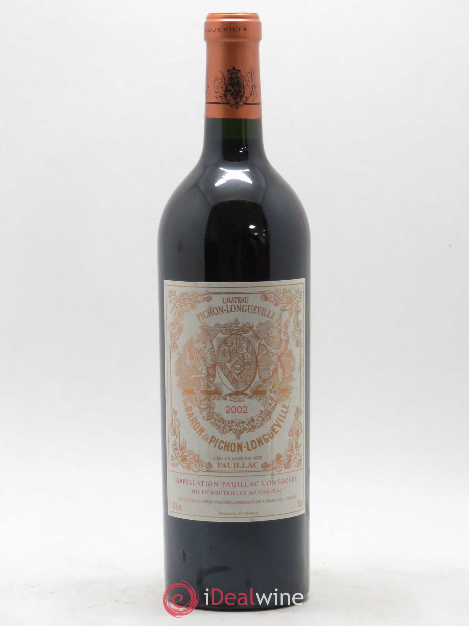 Pichon Longueville Baron 2ème Grand Cru Classé 2002 - Lot de 1 bouteille - 0