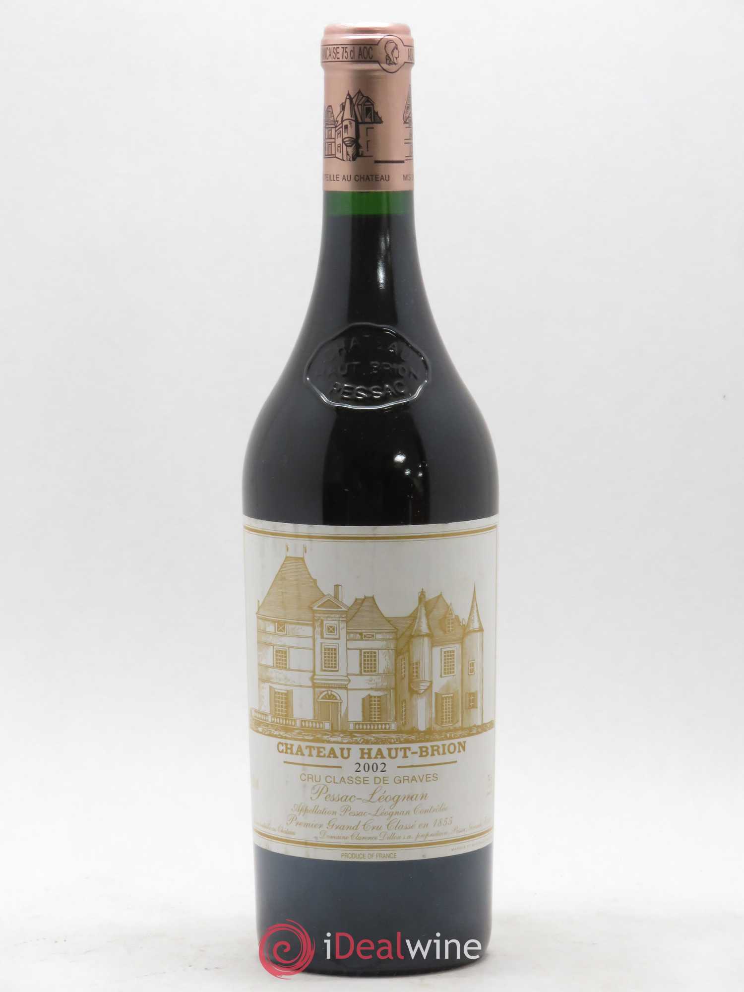 Château Haut Brion 1er Grand Cru Classé 2002 - Lot de 1 bouteille - 0