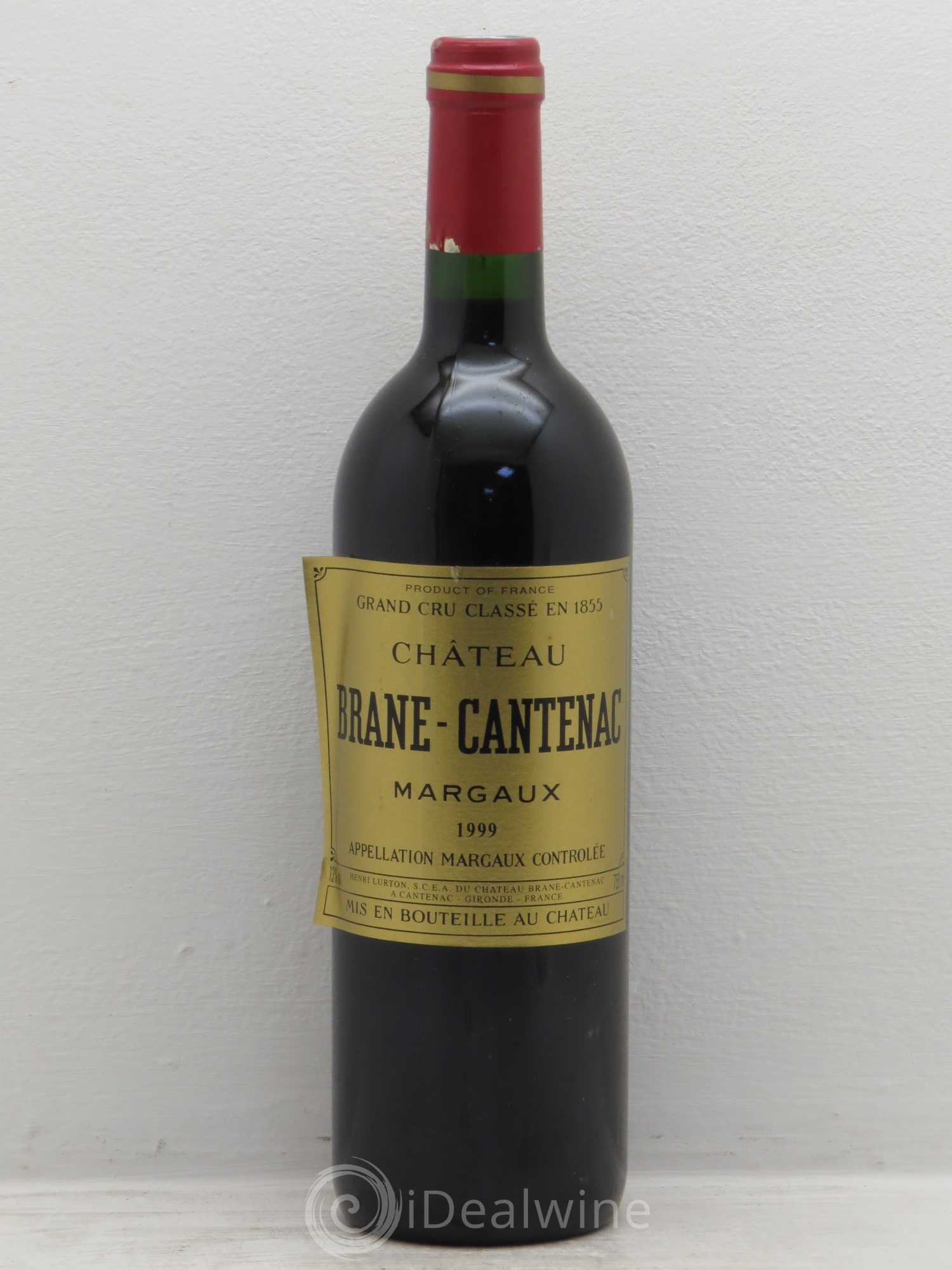 Château Brane Cantenac 2ème Grand Cru Classé 1999 - Lot de 1 bouteille - 0