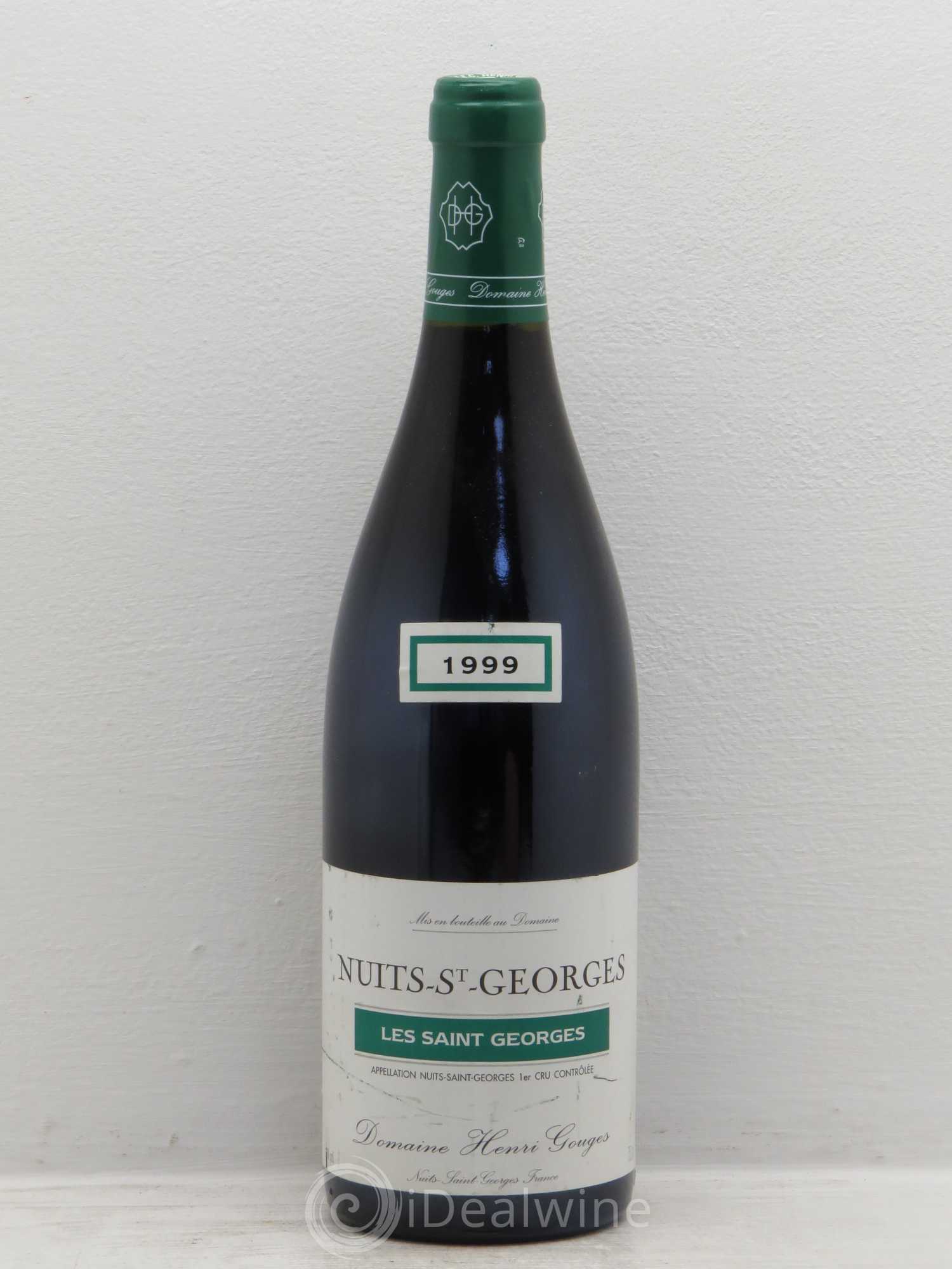 Nuits-Saint-Georges 1er Cru Les Saints Georges Henri Gouges 1999 - Posten von 1 Flasche - 0