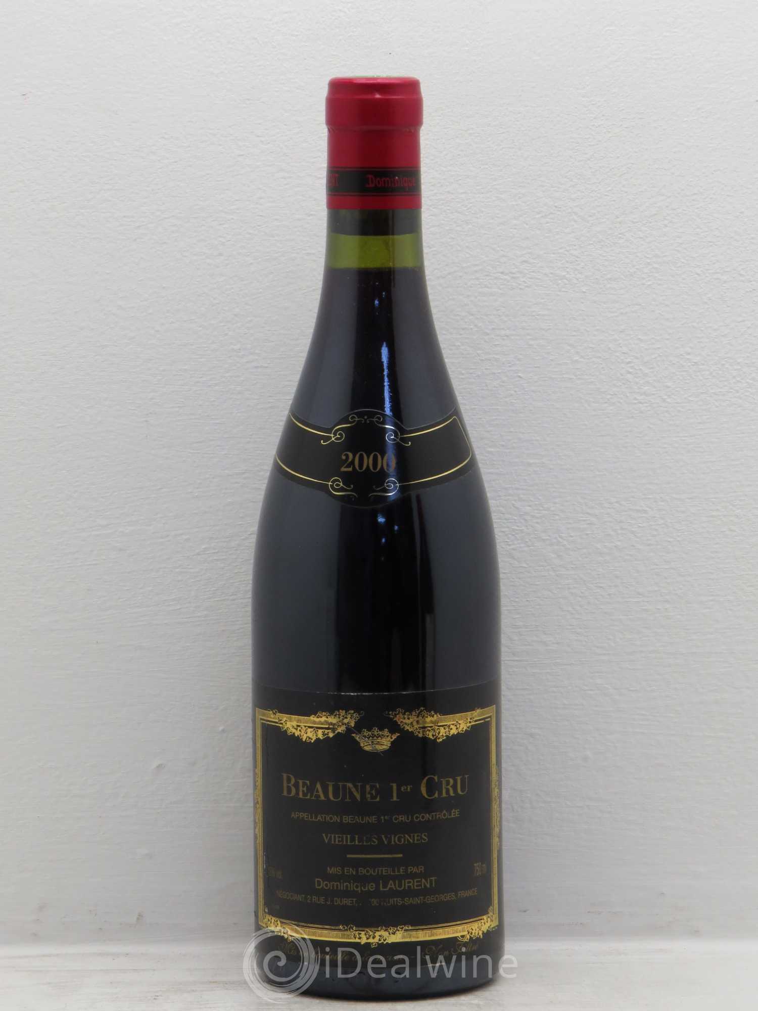 Beaune 1er Cru Vieilles Vignes Dominique Laurent 2000 - Lot de 1 bouteille - 0
