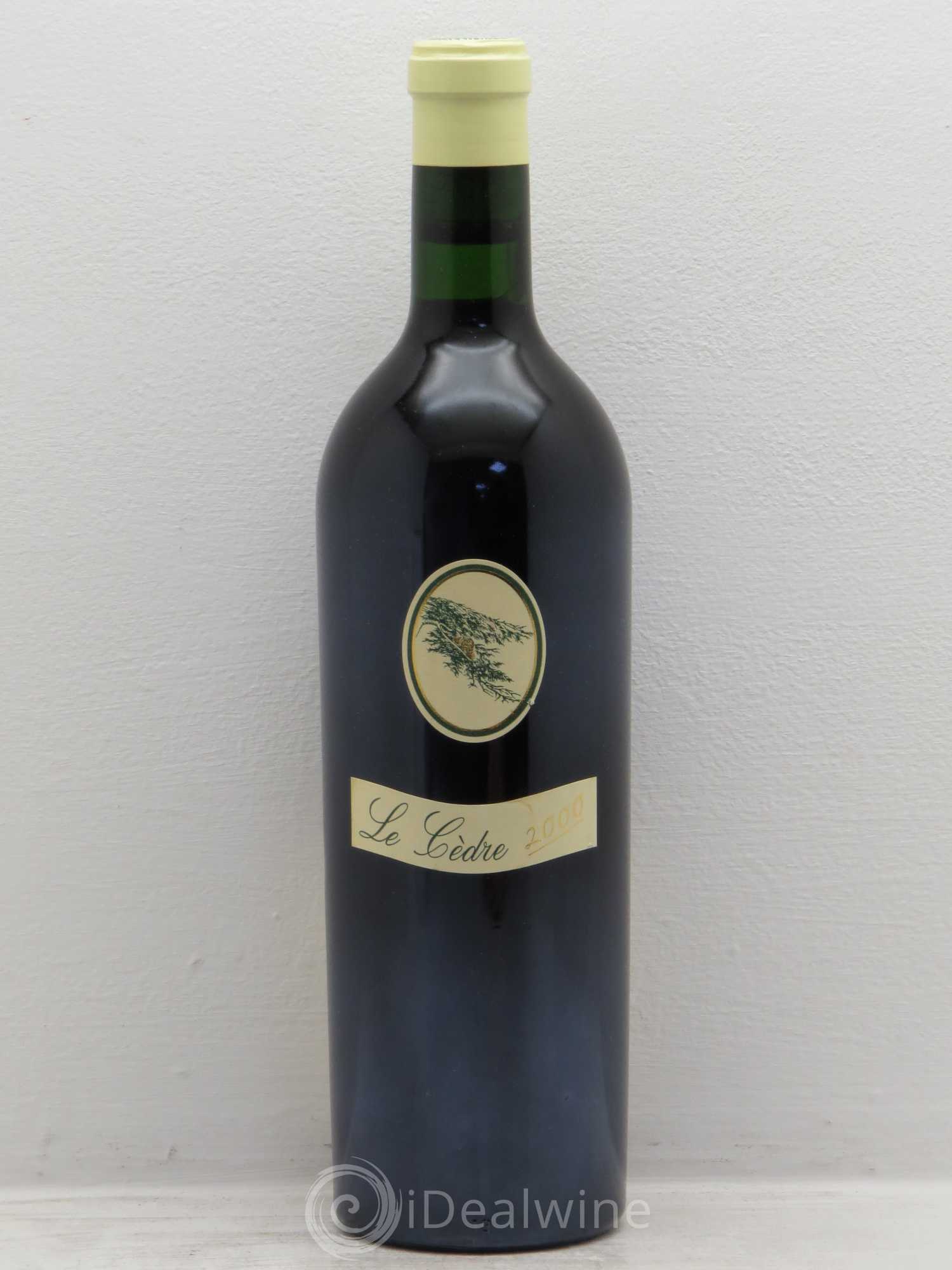 Cahors Château du Cèdre Cuvée Le Cèdre Pascal et Jean-Marc Verhaeghe 2000 - Lot de 1 bouteille - 0