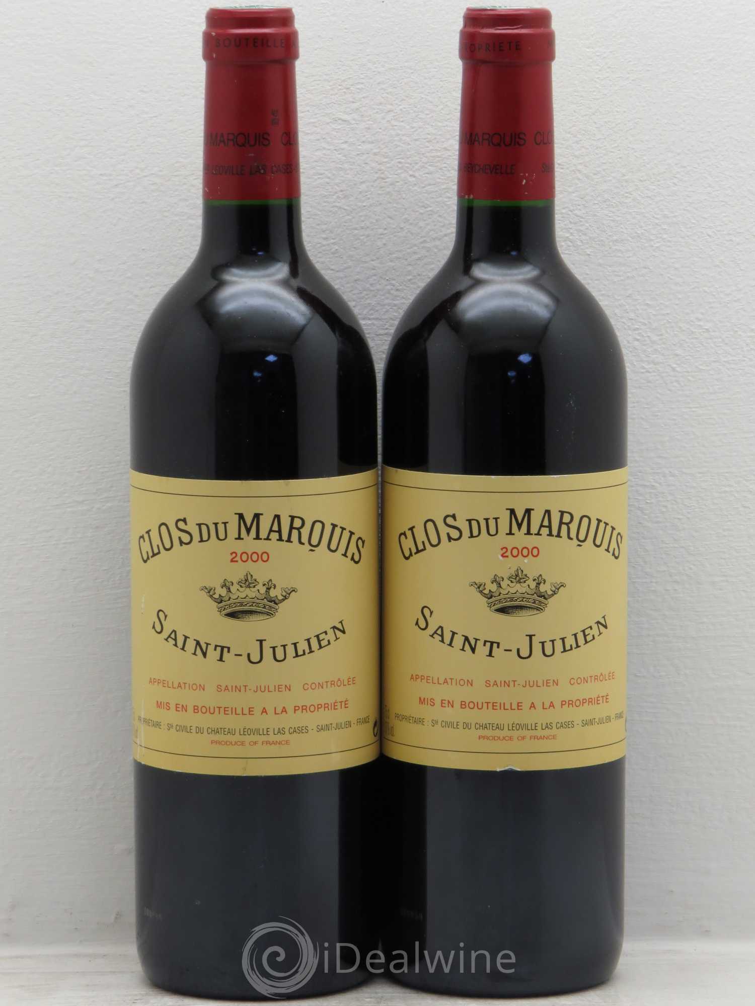 Clos du Marquis 2000 - Lot de 2 bouteilles - 0