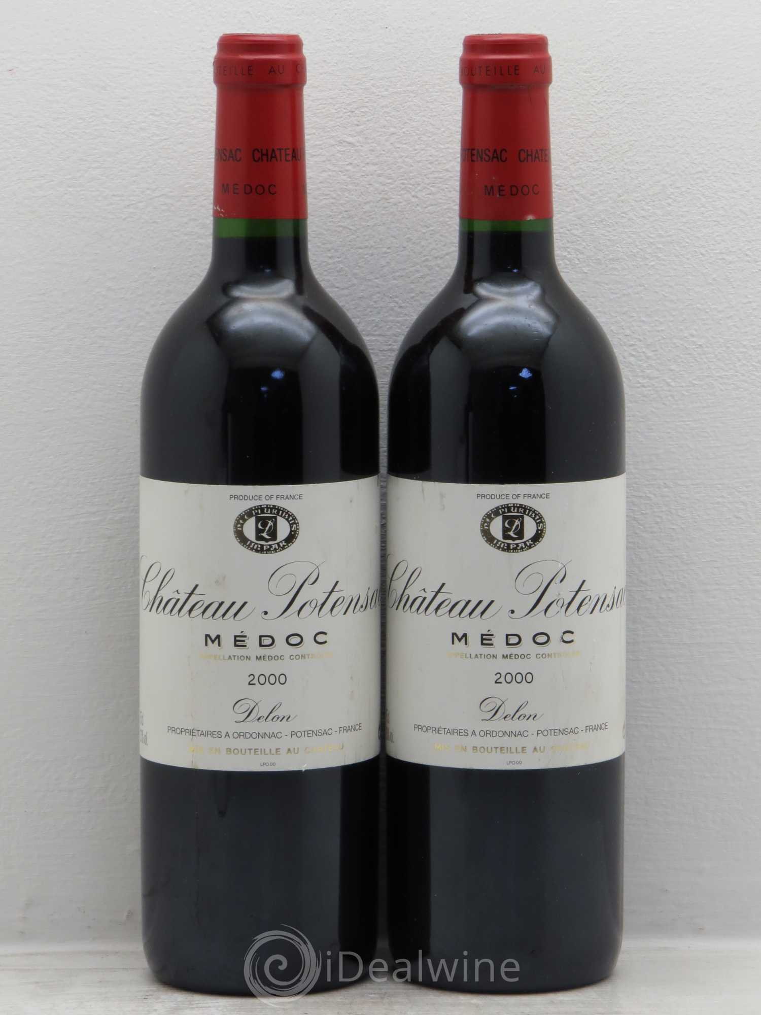 Château Potensac 2000 - Lot de 2 bouteilles - 0