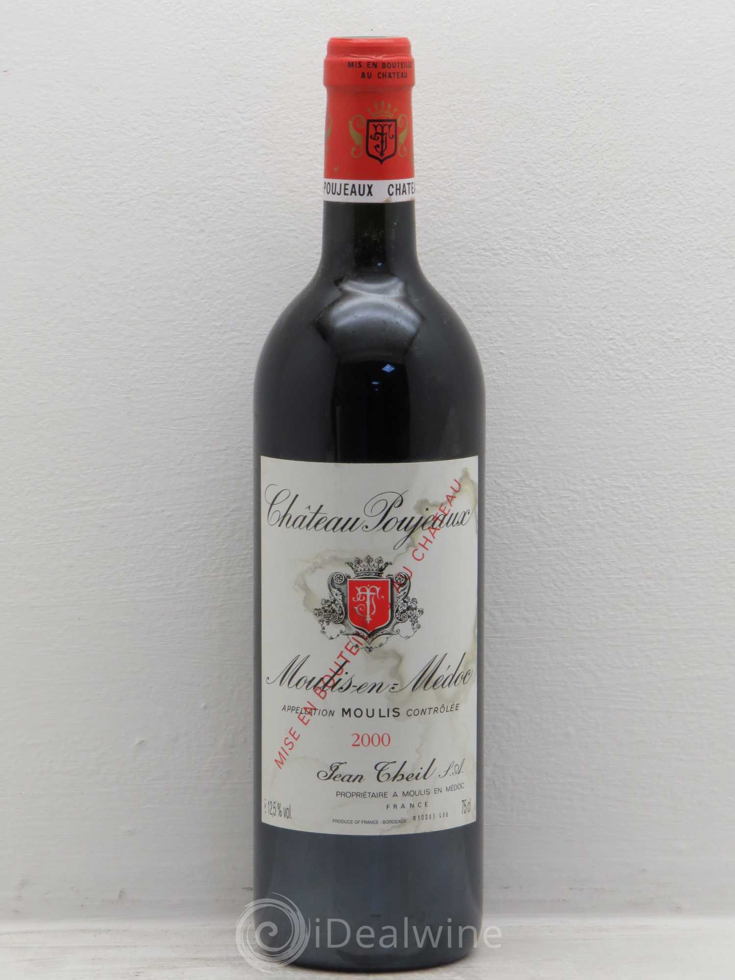 Château Poujeaux 2000 - Lot de 1 bouteille - 0