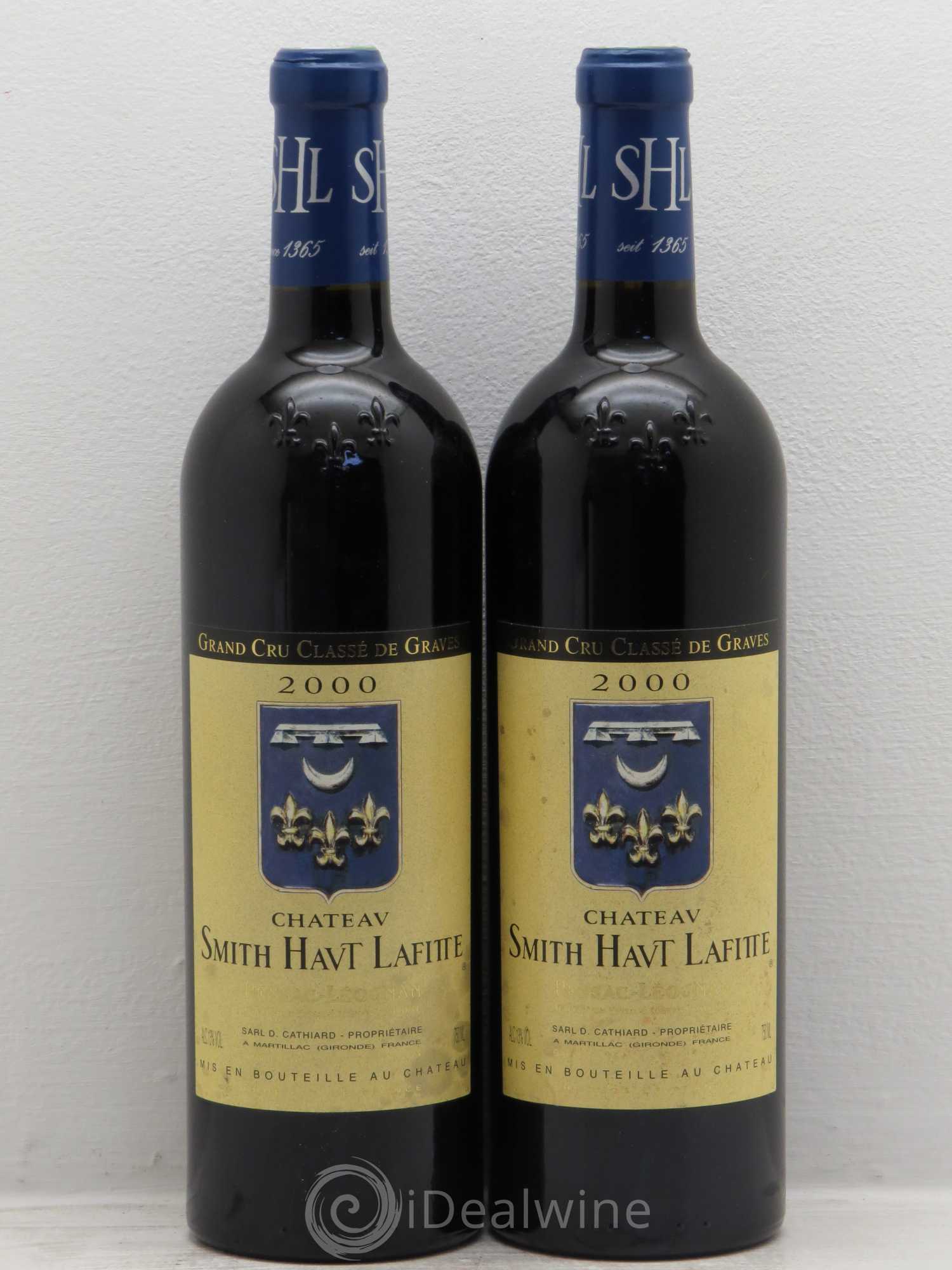Château Smith Haut Lafitte Cru Classé de Graves 2000 - Lot de 2 bouteilles - 0