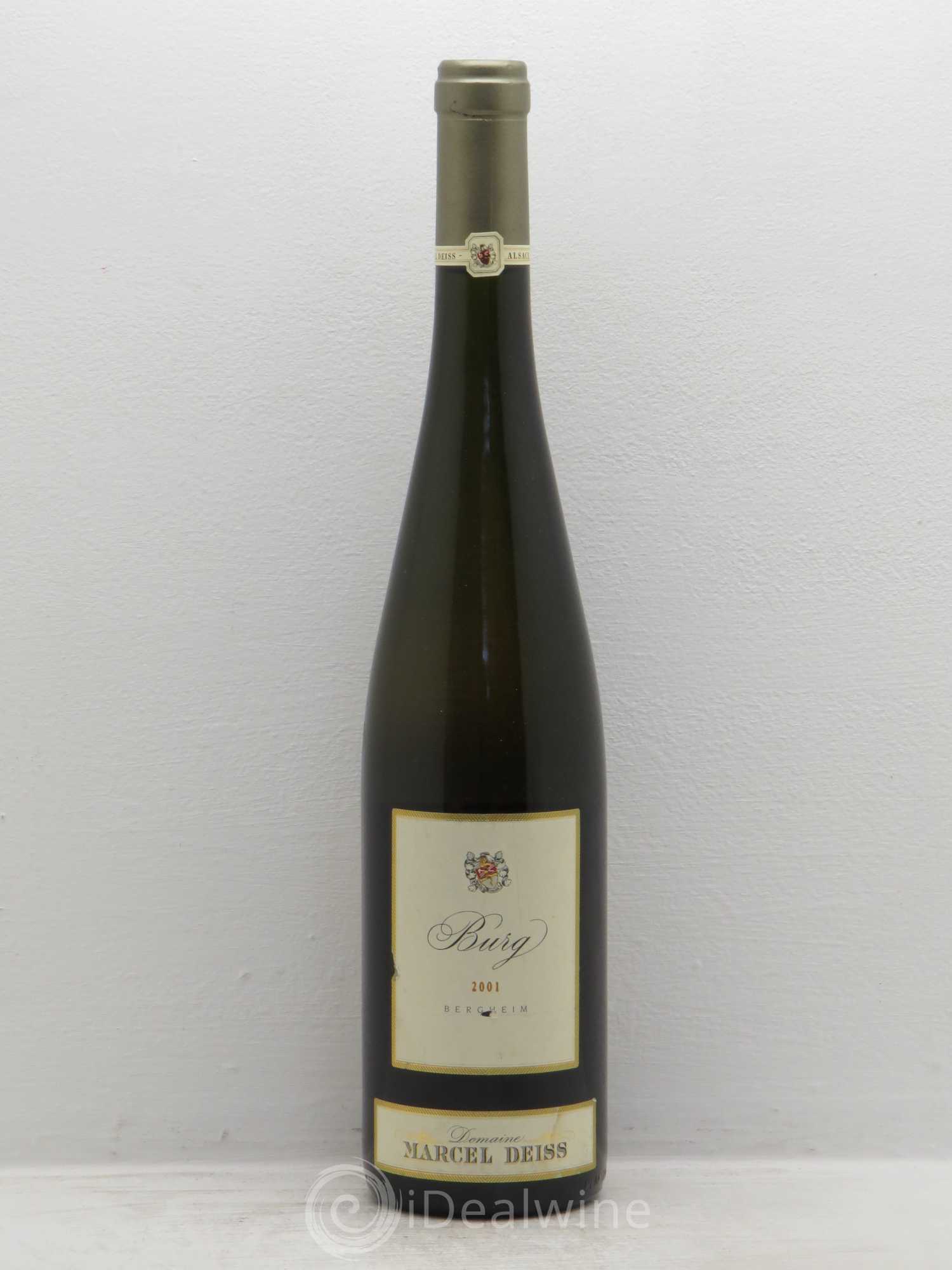 Alsace Burg Marcel Deiss (Domaine) 2001 - Lot de 1 bouteille - 0