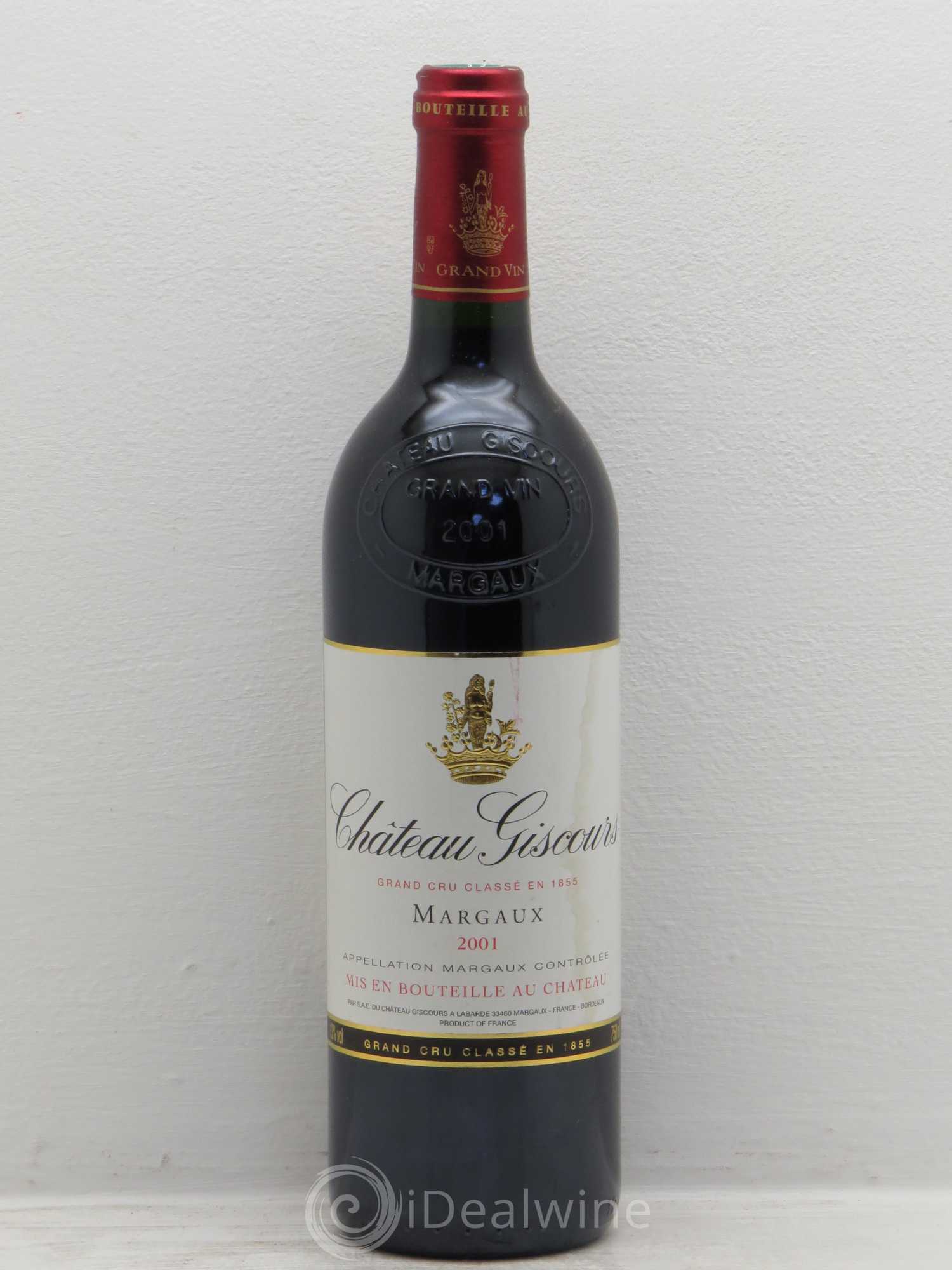Château Giscours 3ème Grand Cru Classé 2001 - Lot de 1 bouteille - 0