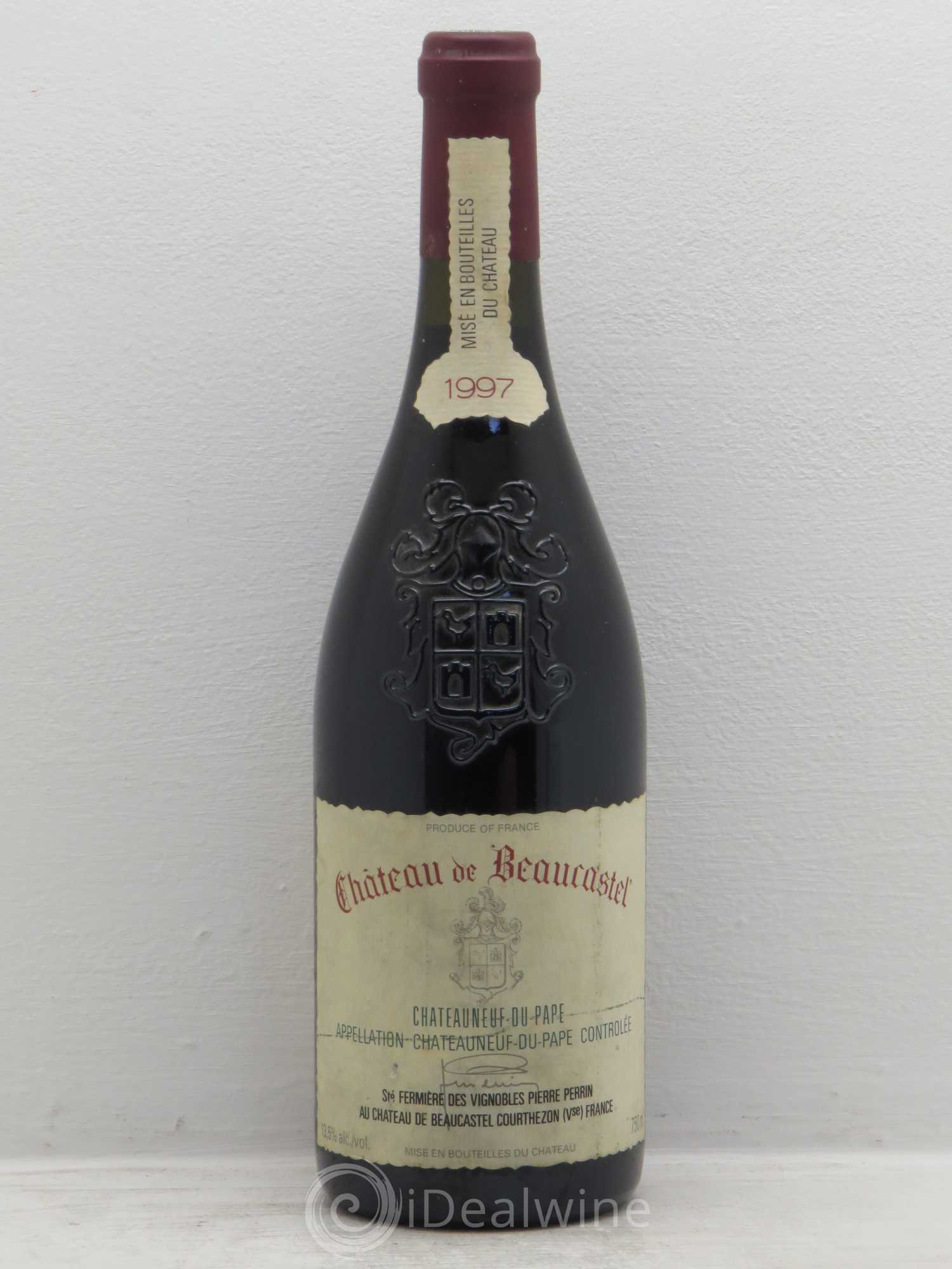 Châteauneuf-du-Pape Château de Beaucastel Famille Perrin 1997 - Lot de 1 bouteille - 0
