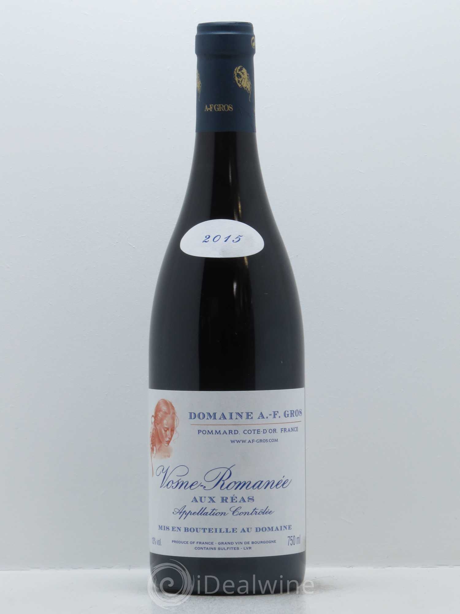 Vosne-Romanée Aux Reas A.-F. Gros 2015 - Lot de 1 bouteille - 0