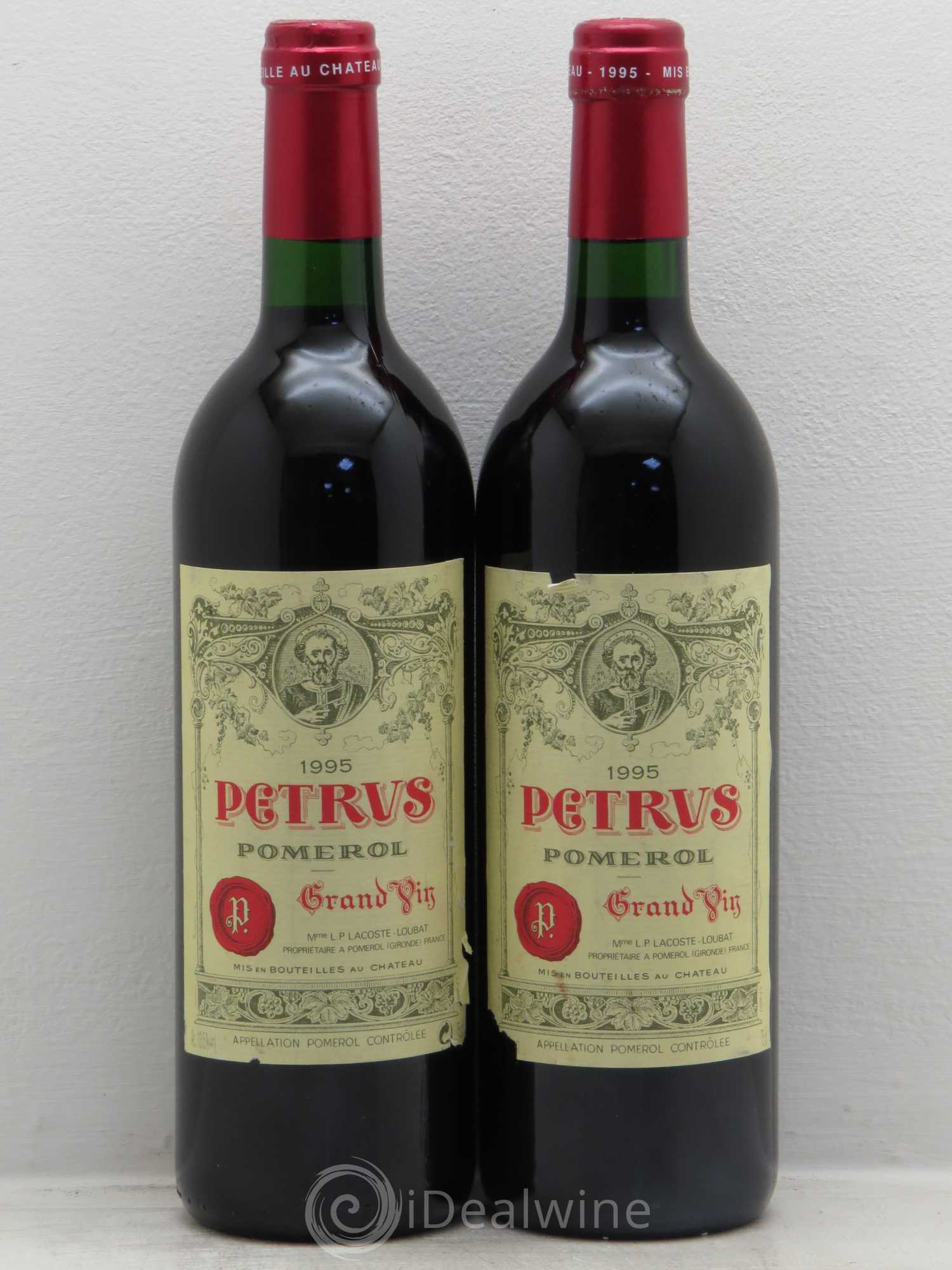 Petrus 1995 - Lot de 2 bouteilles - 0