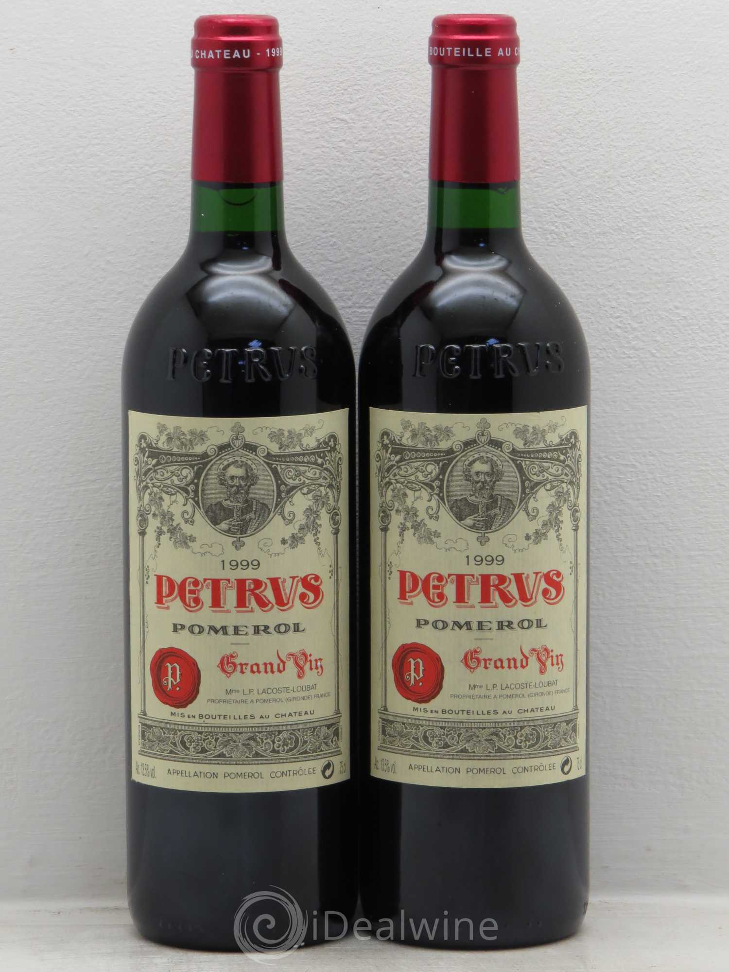 Petrus 1999 - Lot de 2 bouteilles - 0