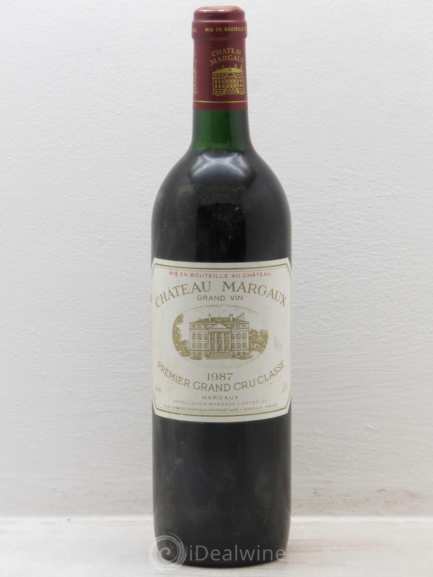 Château Margaux 1er Grand Cru Classé 1987 - Lot de 1 bouteille - 0