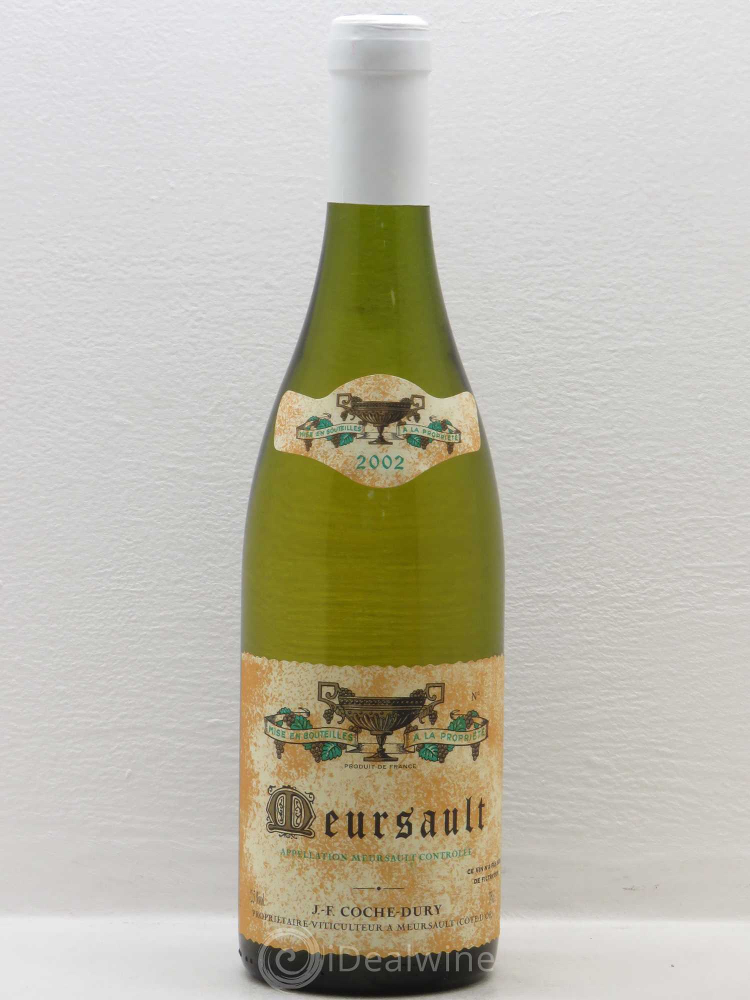 Meursault Coche Dury (Domaine) 2002 - Lot de 1 bouteille - 0