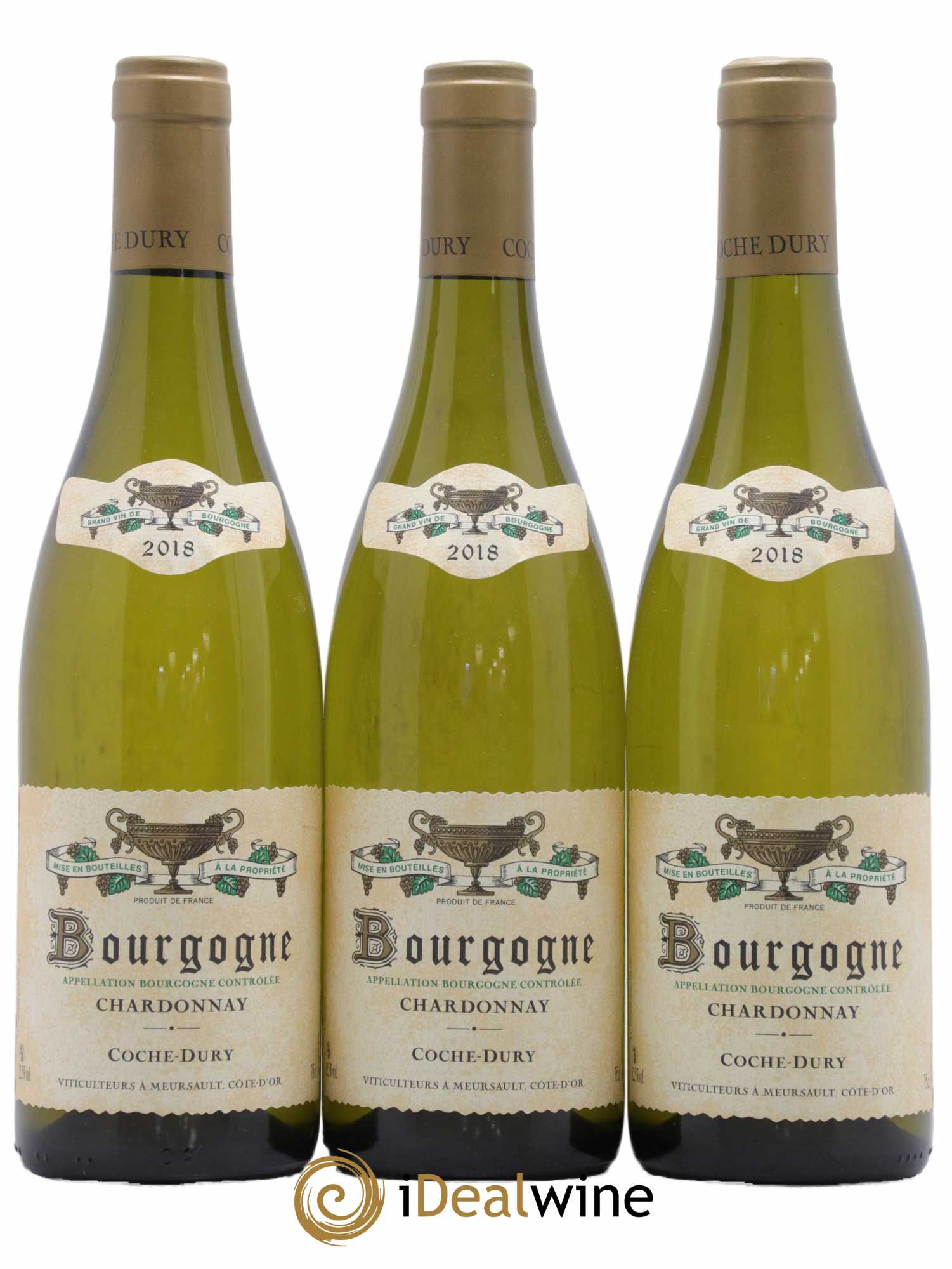 Bourgogne Coche Dury (Domaine) 2018 - Lot de 3 bouteilles - 0