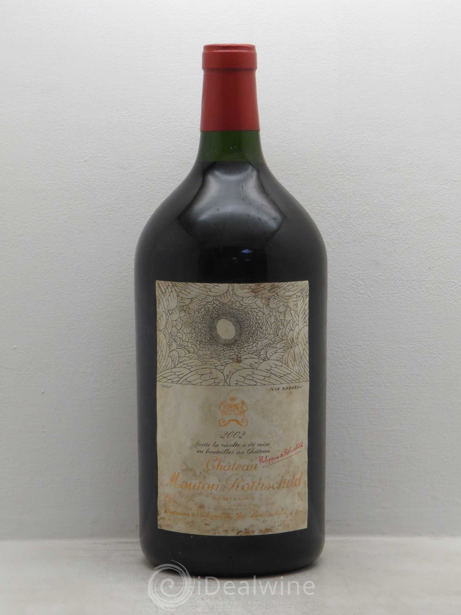 Château Mouton Rothschild 1er Grand Cru Classé 2002 - Lot de 1 double magnum - 0
