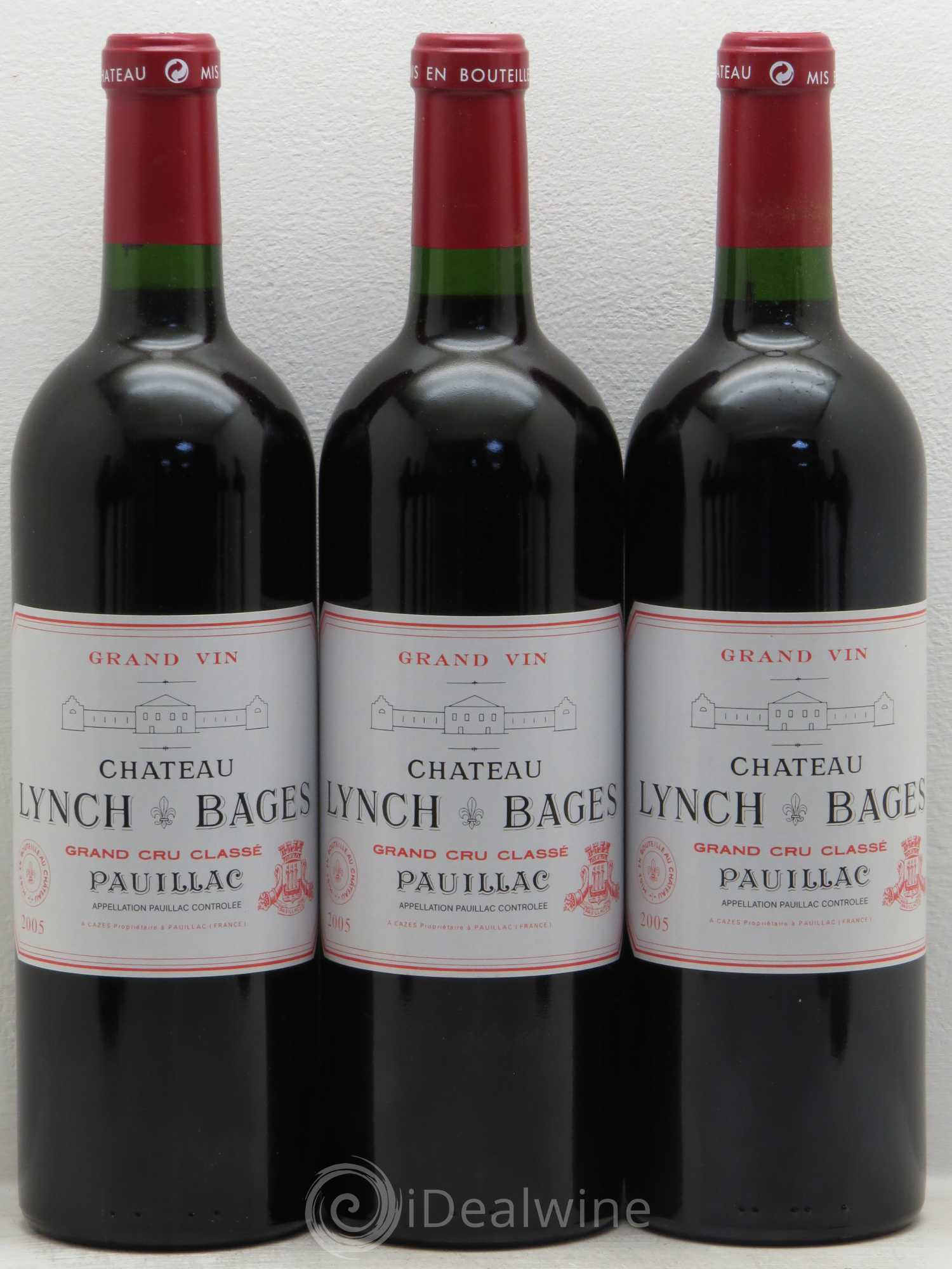 Château Lynch Bages 5ème Grand Cru Classé 2005 - Lot de 12 bouteilles - 1