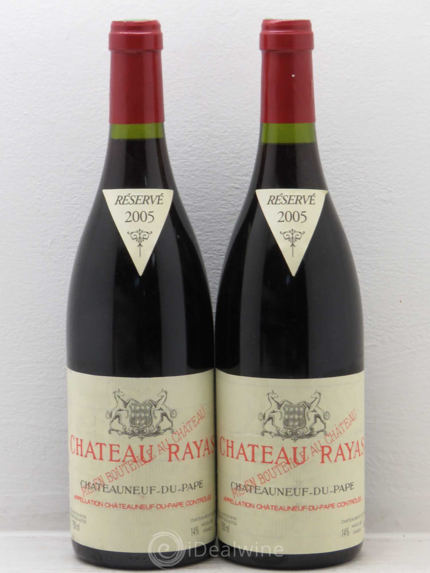 Châteauneuf-du-Pape Château Rayas Emmanuel Reynaud 2005 - Lot de 2 bouteilles - 0
