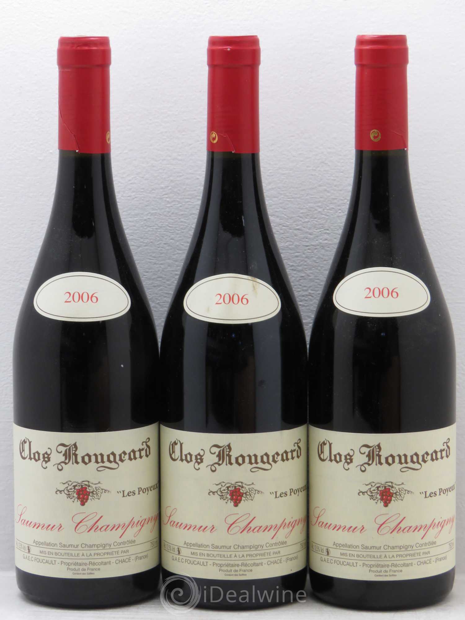 Saumur-Champigny Les Poyeux Clos Rougeard 2006 - Lot de 3 bouteilles - 0