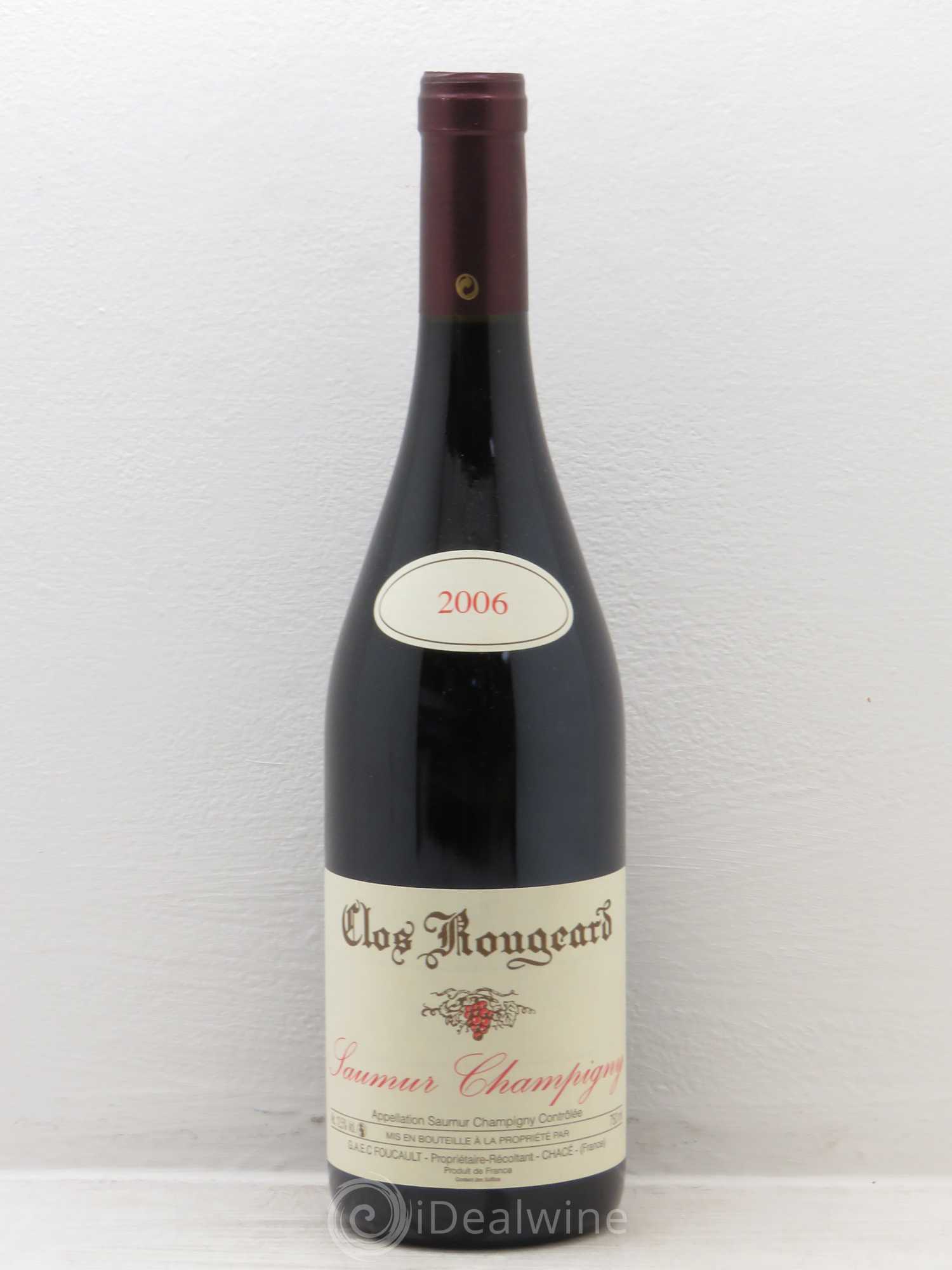 Saumur-Champigny Clos Rougeard 2006 - Lot de 1 bouteille - 0