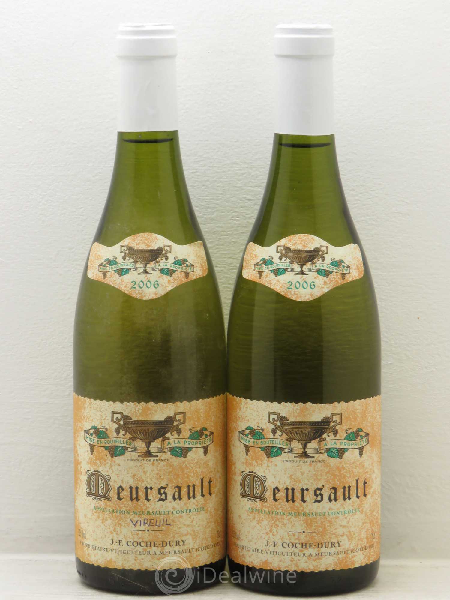 Meursault Coche Dury (Domaine) 2006 - Lot de 2 bouteilles - 0