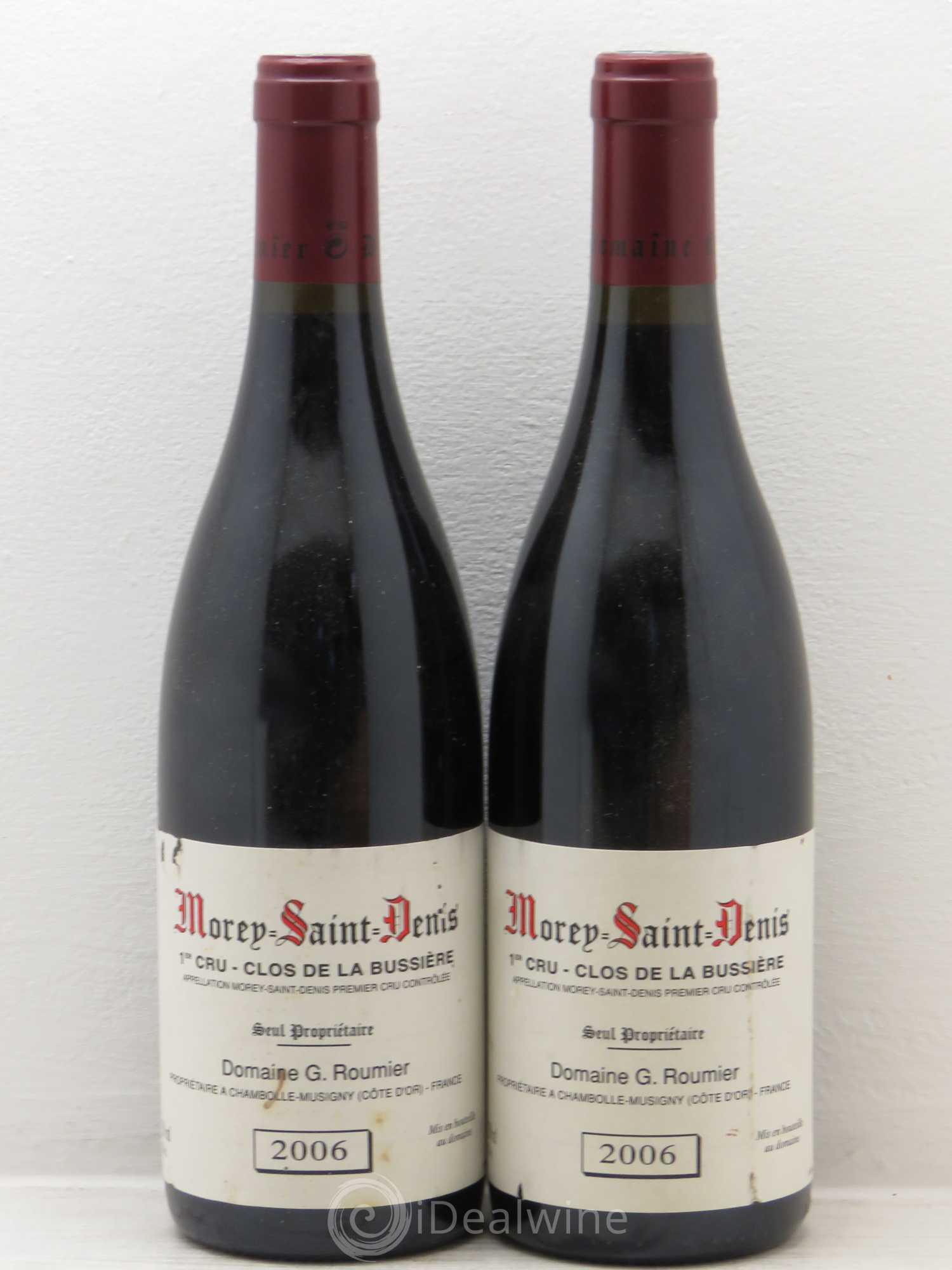 Morey-Saint-Denis 1er Cru Clos de la Bussière Georges Roumier (Domaine) 2006 - Lot de 2 bouteilles - 0