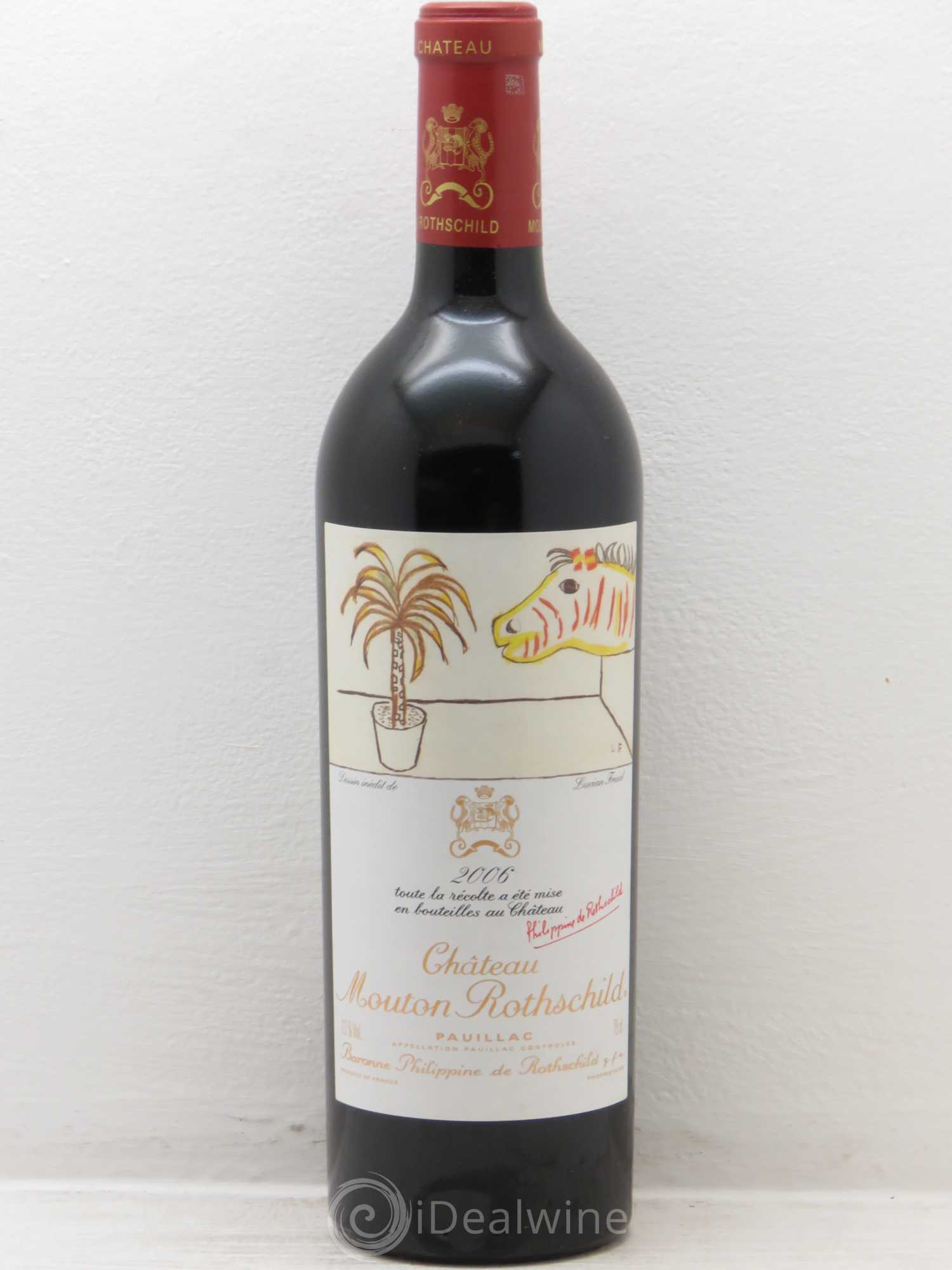 Château Mouton Rothschild 1er Grand Cru Classé 2006 - Lot de 1 bouteille - 0