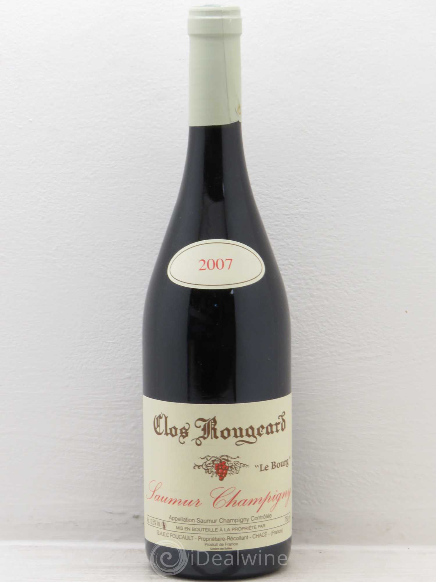 Saumur-Champigny Le Bourg Clos Rougeard 2007 - Lot de 1 bouteille - 0