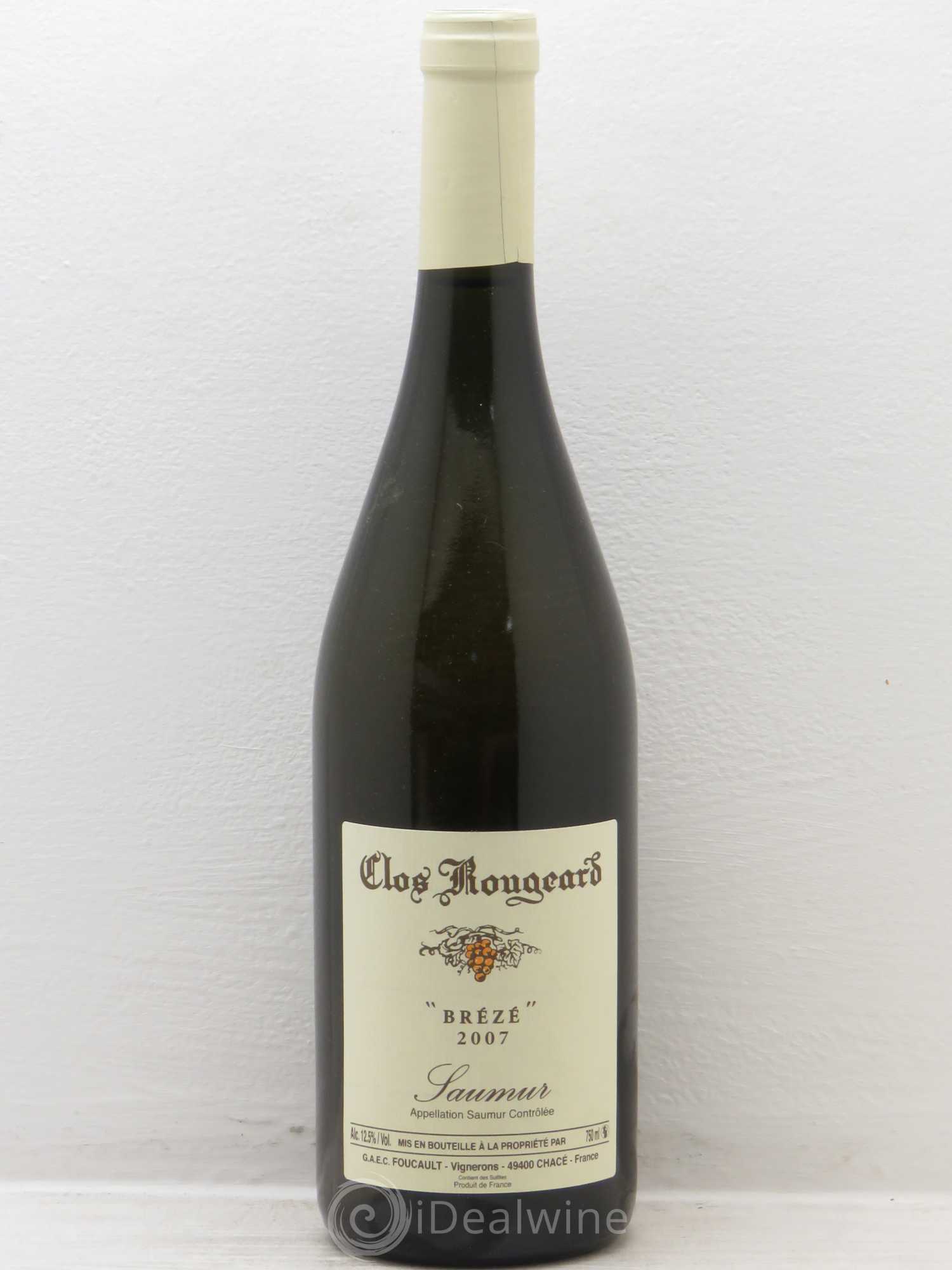 Saumur Brézé Clos Rougeard 2007 - Posten von 1 Flasche - 0