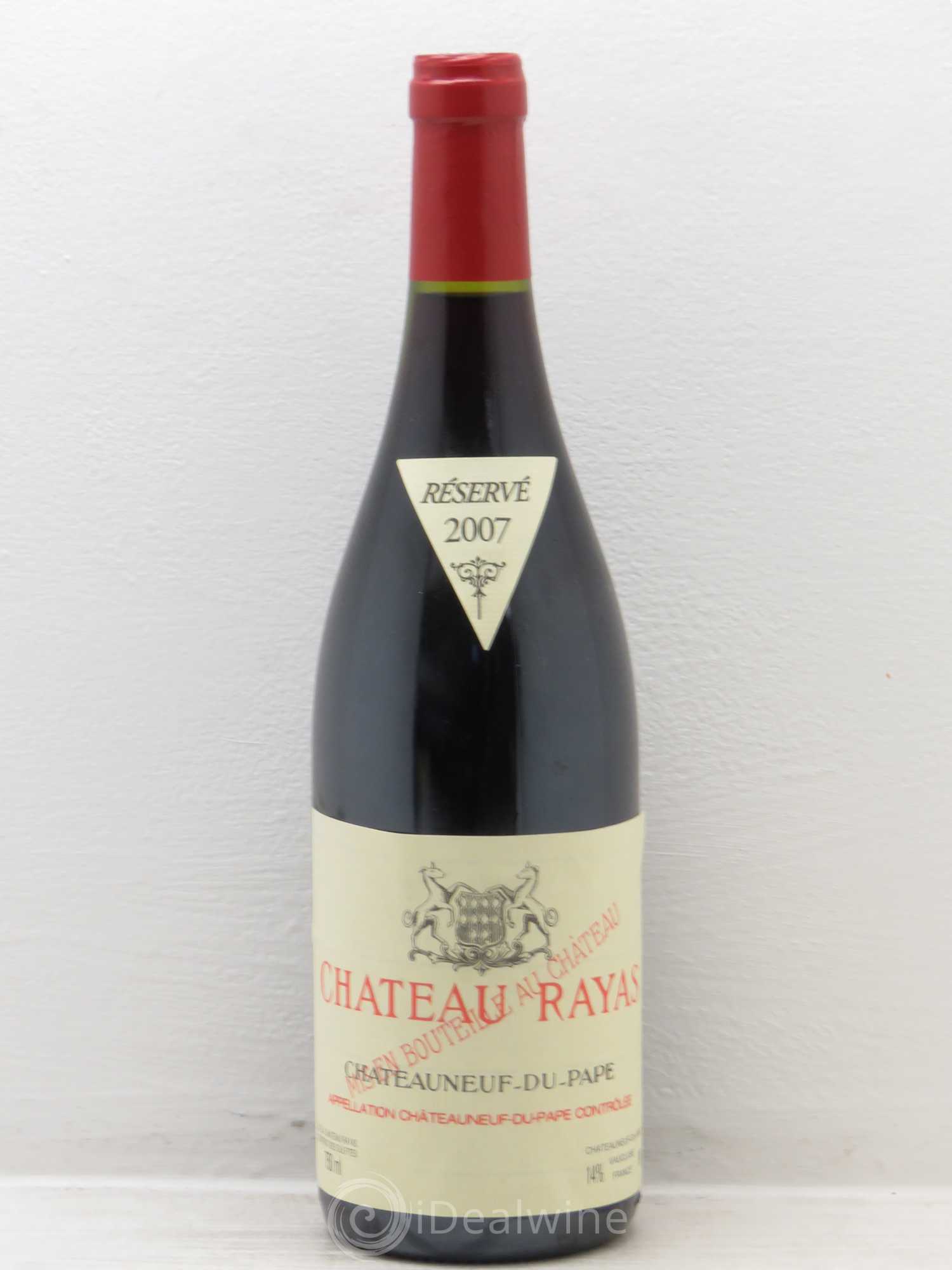 Châteauneuf-du-Pape Château Rayas Emmanuel Reynaud 2007 - Lot de 1 bouteille - 0