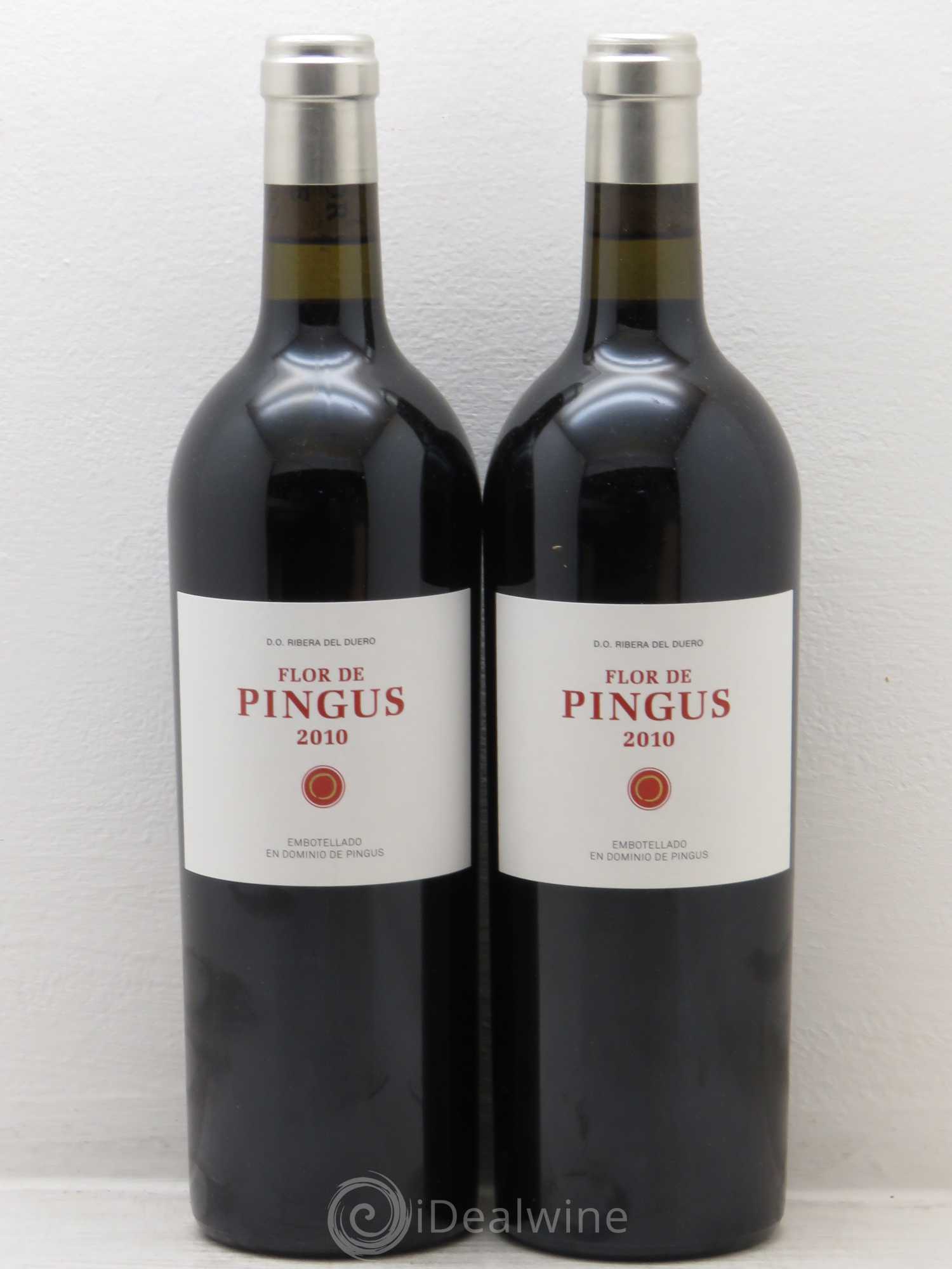 Ribera Del Duero Flor de Pingus Dominio de Pingus - Peter Sisseck 2010 - Lot de 2 bouteilles - 0