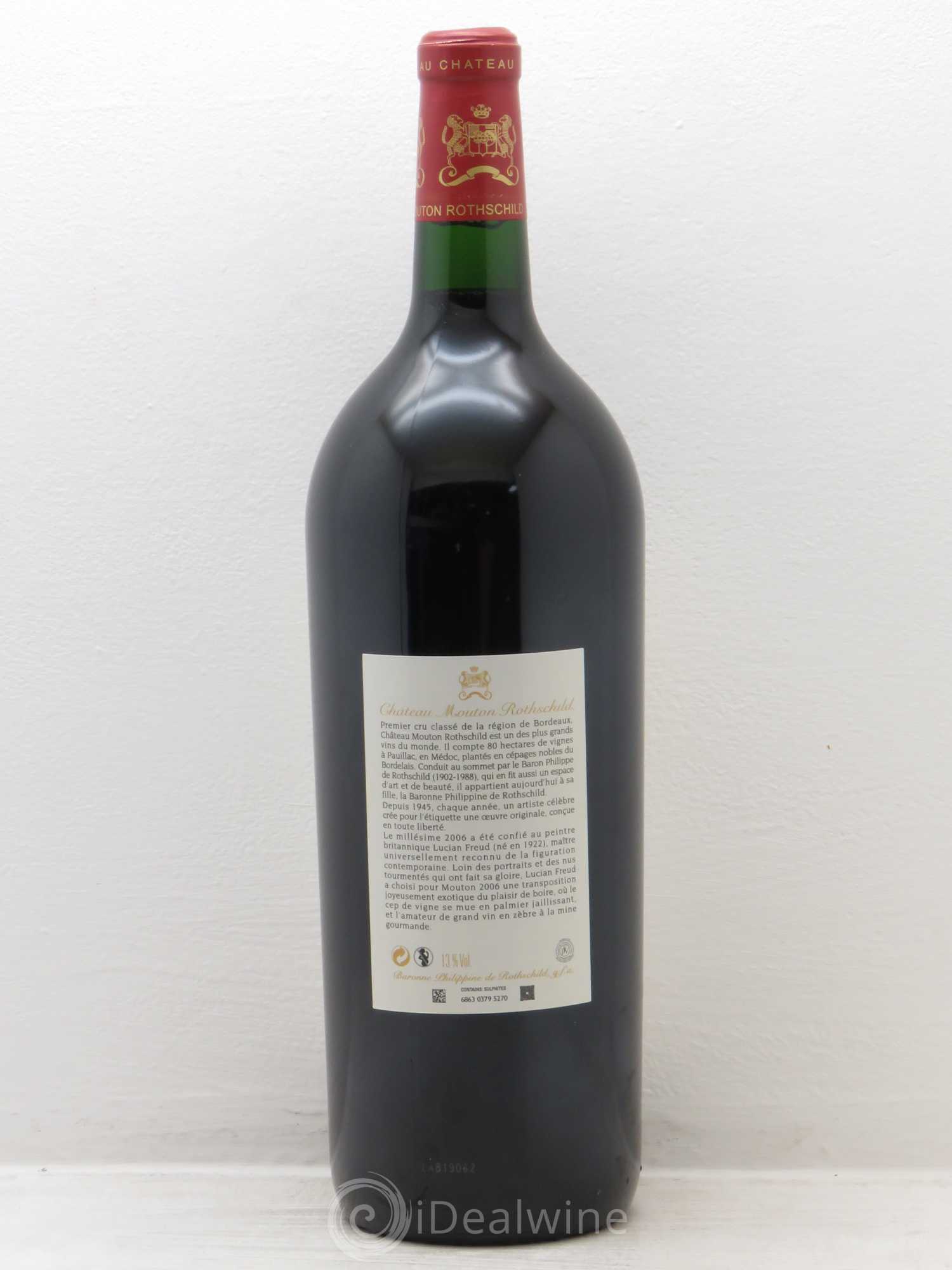 Château Mouton Rothschild 1er Grand Cru Classé 2006 - Lot de 1 magnum - 1