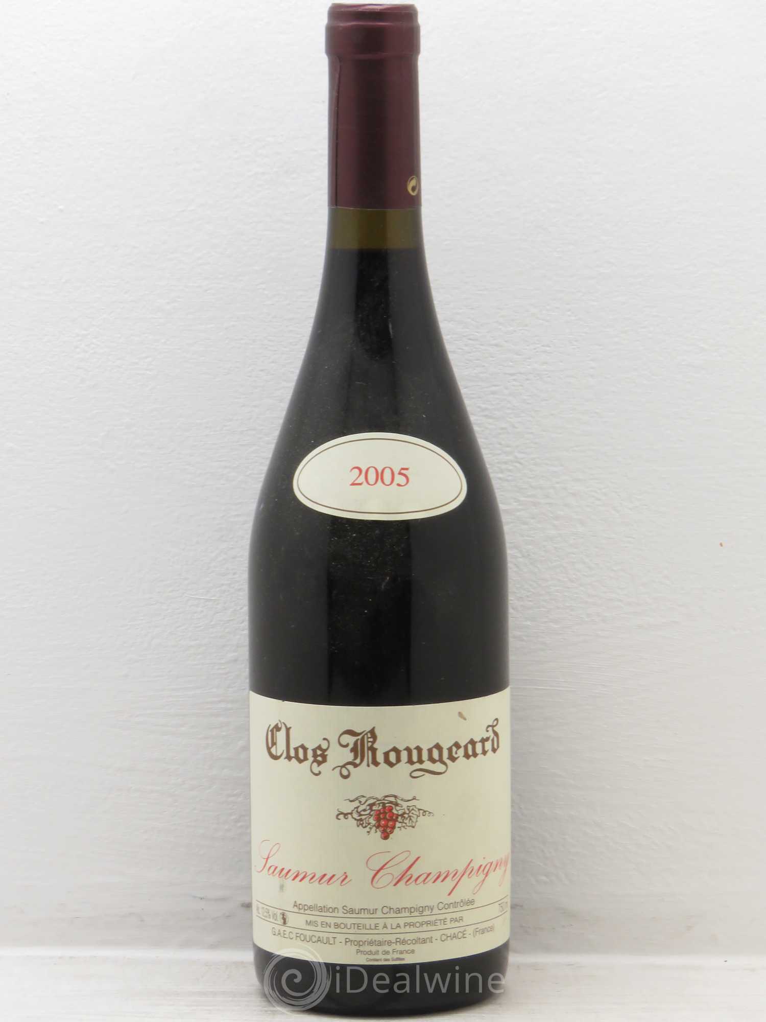 Saumur-Champigny Clos Rougeard 2005 - Lot de 1 bouteille - 0